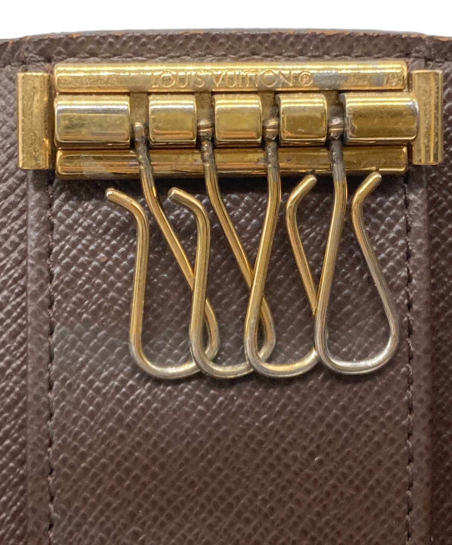新春価格☆未使用LOUIS VUITTON ブラウン・ダミエ キーケース 中古・古着通販】LOUIS VUITTON (ルイ ヴィトン) キーケース ダミエ