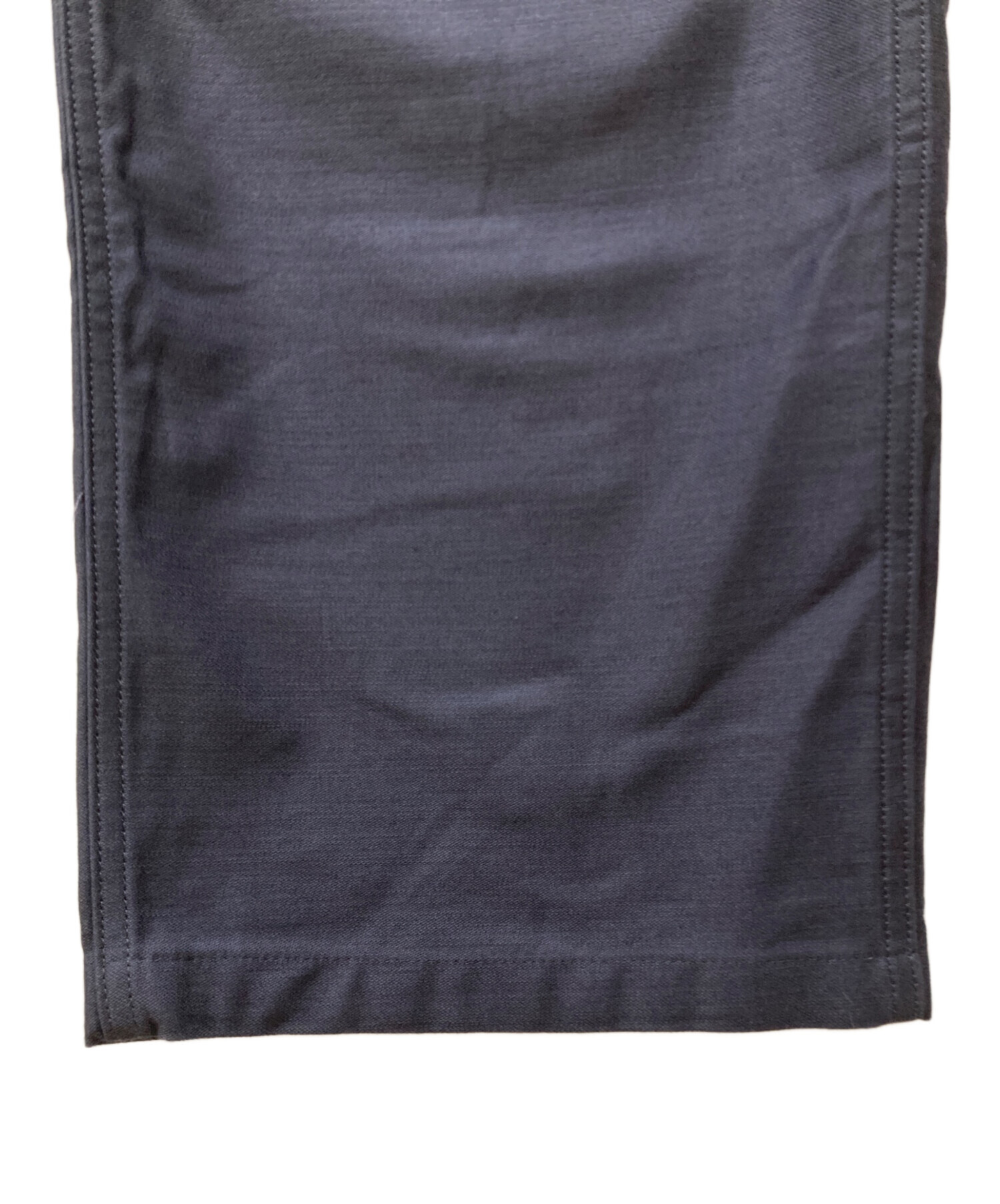 中古・古着通販】HYKE (ハイク) BACK SATIN BAKER PANTS ネイビー