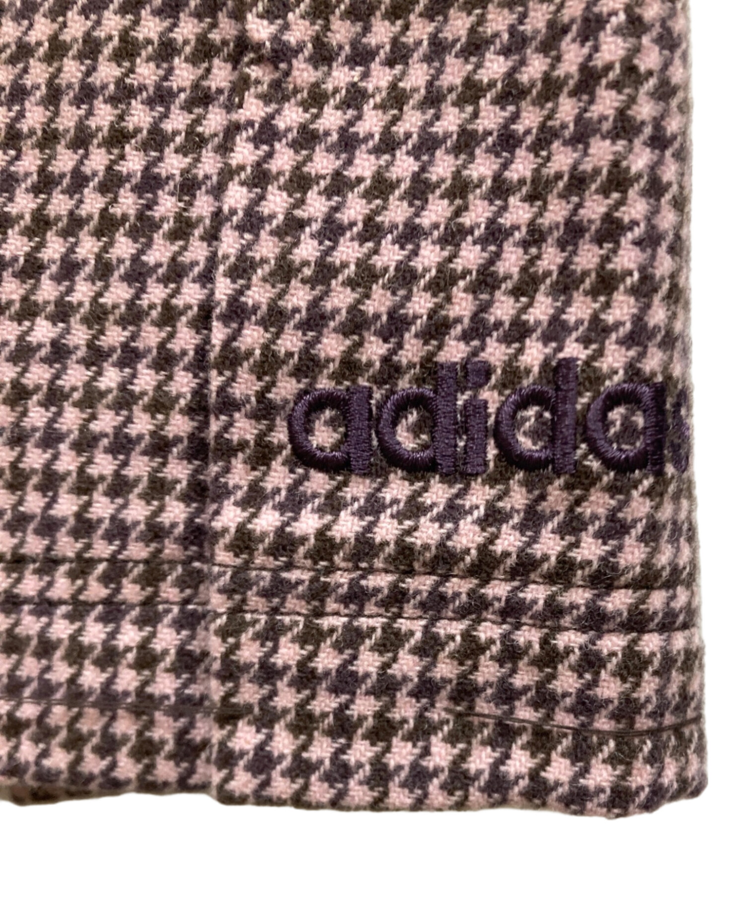  アディダスゴルフ　セットアップ　千鳥柄 中古・古着通販】adidas (アディダス) 千鳥柄セットアップ ピンク