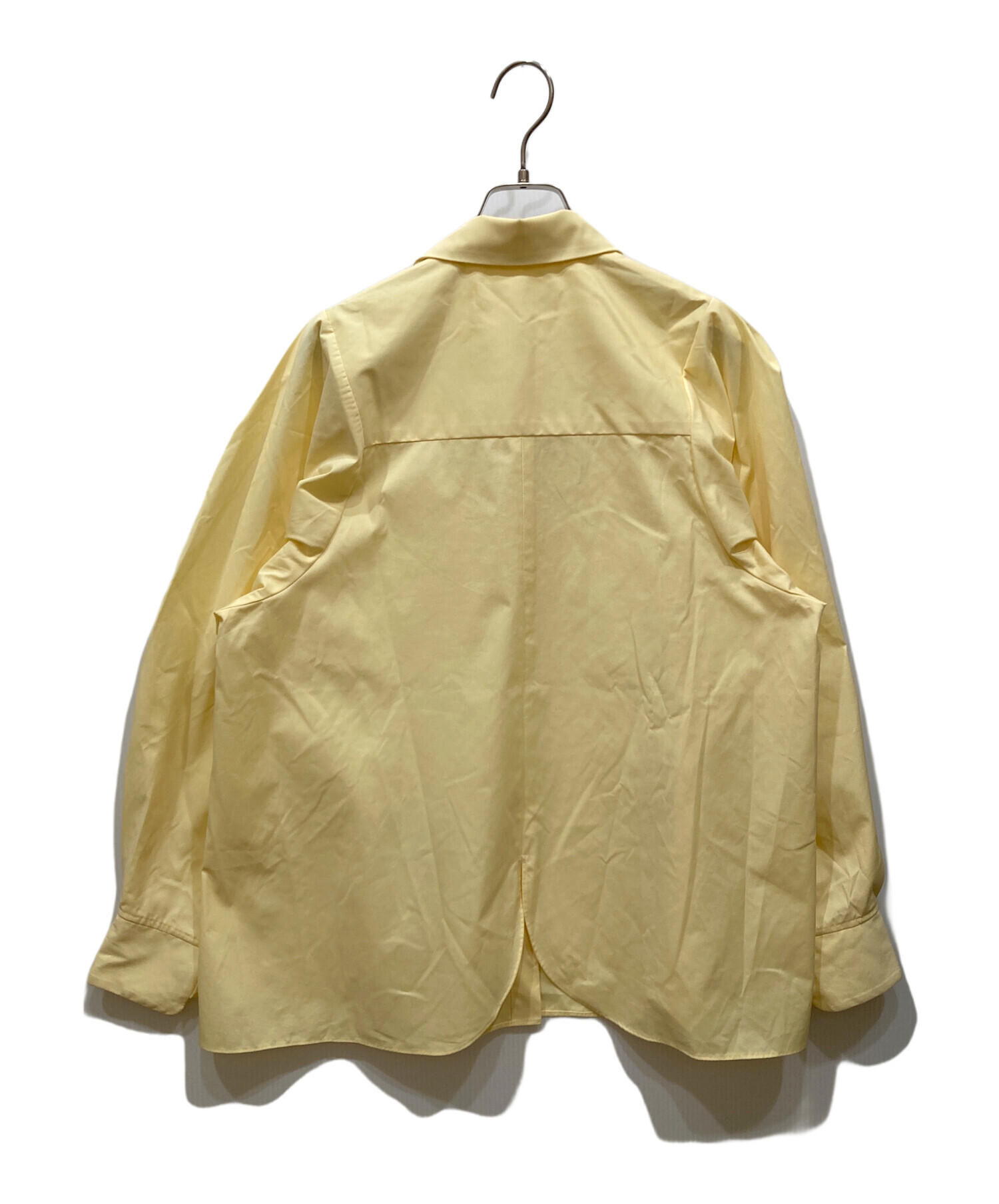 中古・古着通販】ENFOLD (エンフォルド) HOLE-COLLAR SHIRT イエロー 