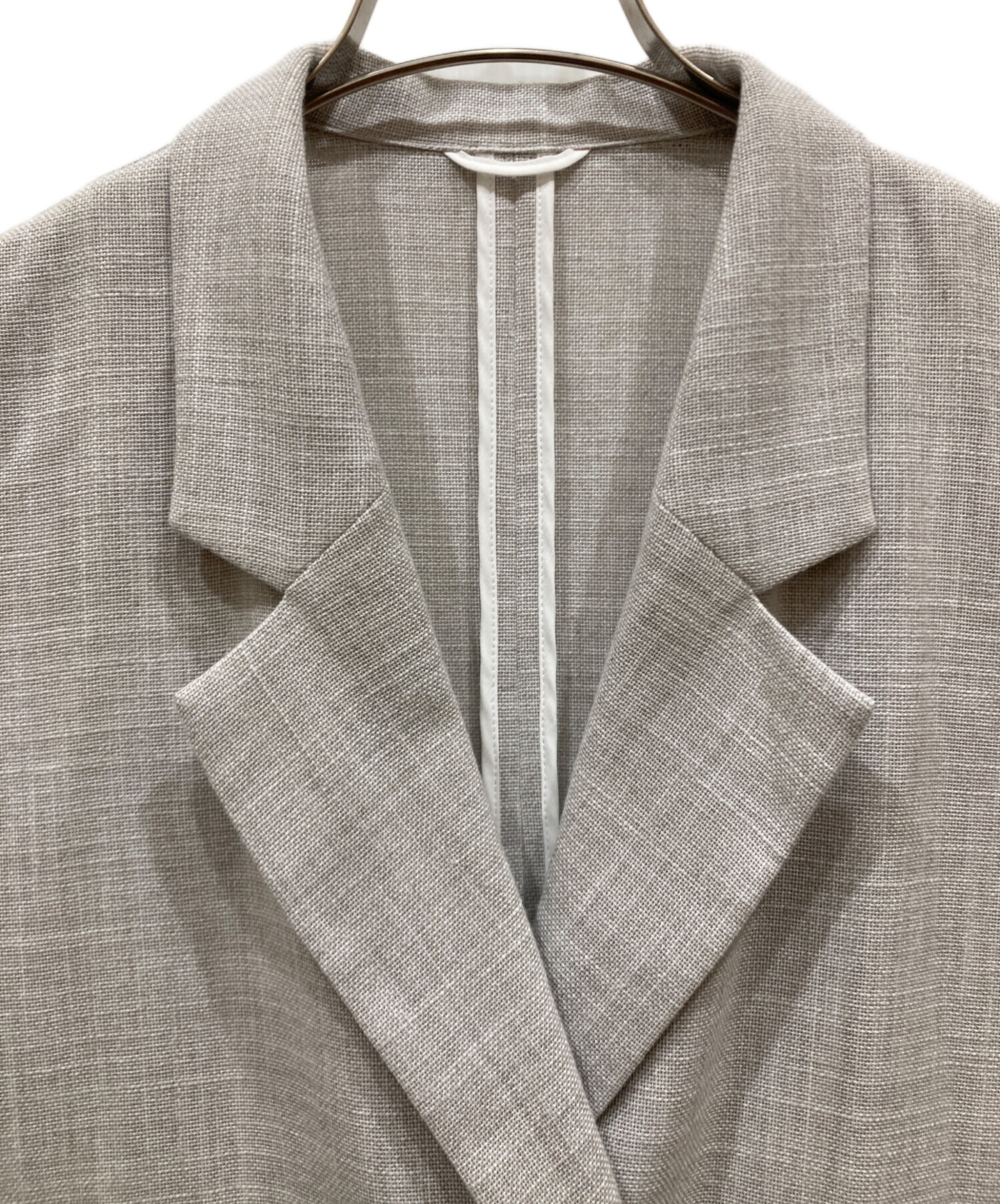 中古・古着通販】ANAYI (アナイ) カラミリネンライクフレンチスリーブ 