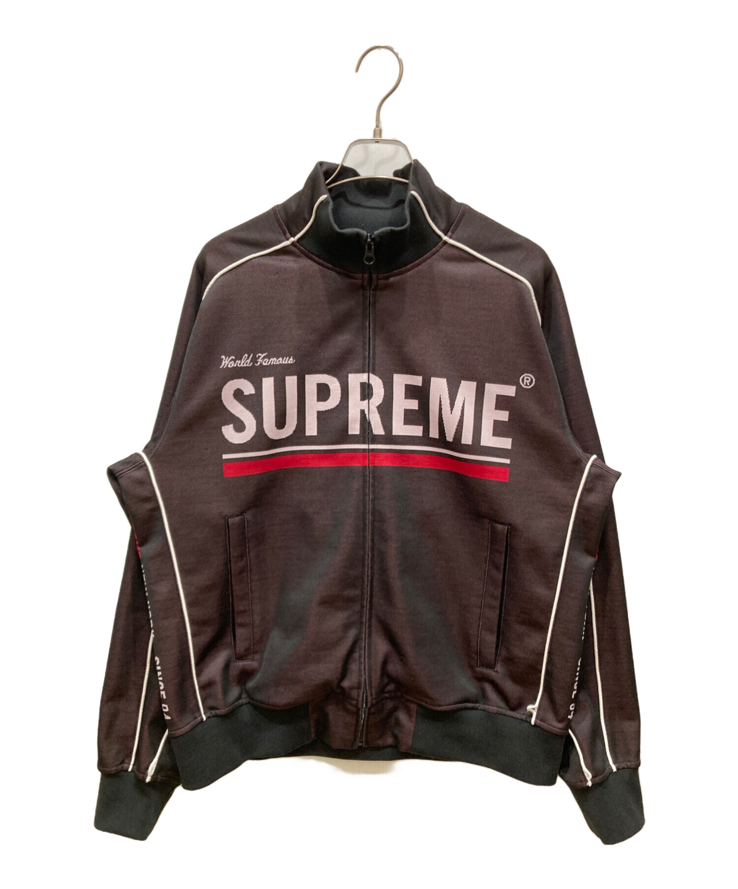 トップス Supreme WorldFamous Jacquard TrackJacket 中古・古着通販】Supreme (シュプリーム) World Famous Jacquard Track