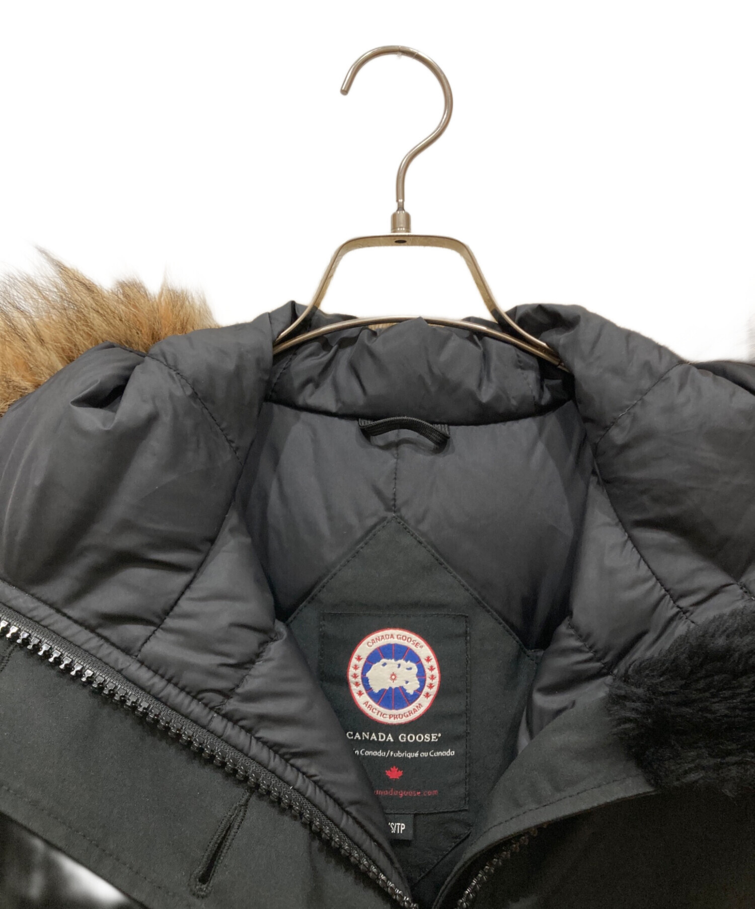 中古・古着通販】CANADA GOOSE (カナダグース) BRONTE PARKA ブラック