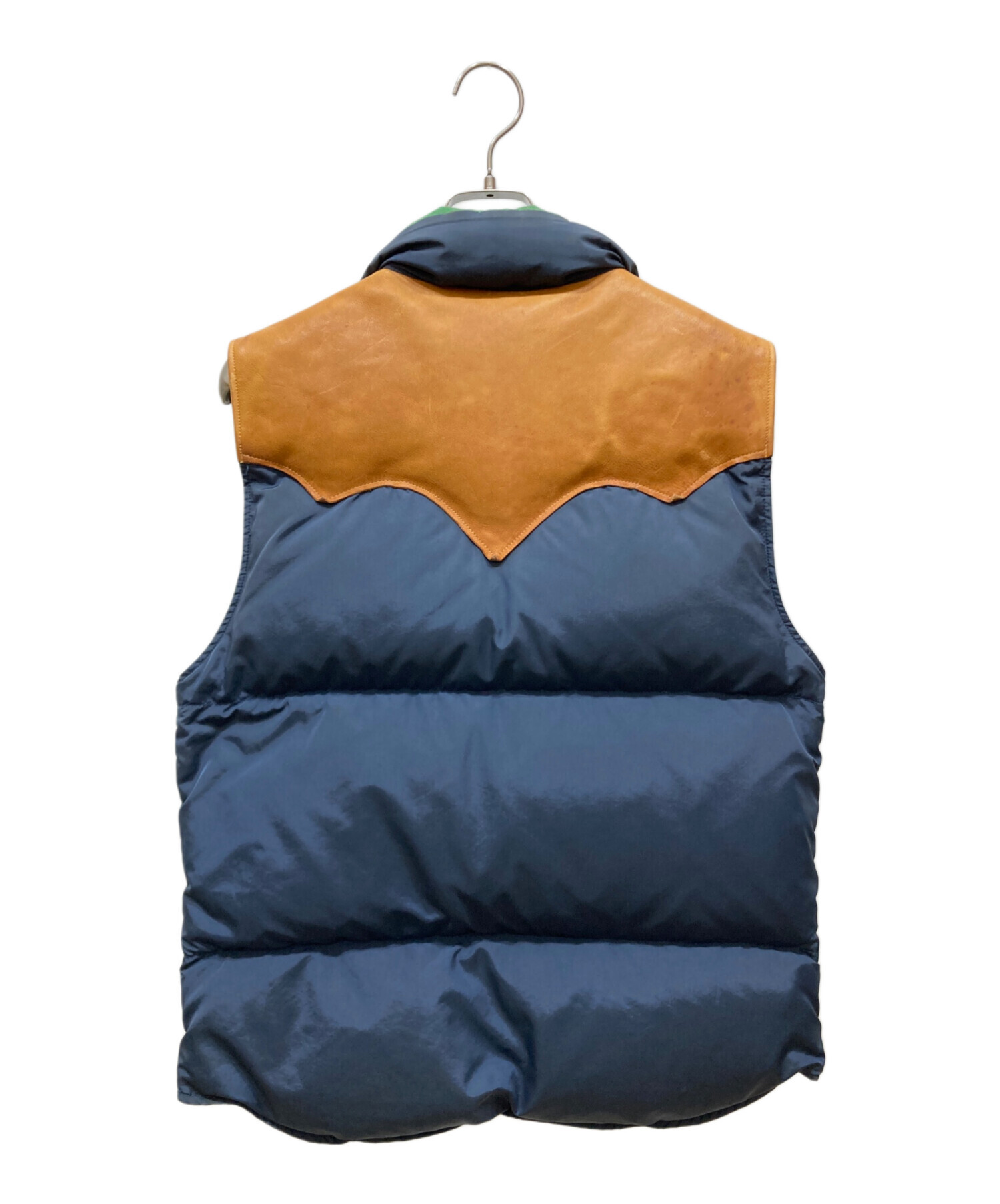 新品未使用 ＊RRL リバーシブル ベストS＊ 中古・古着通販】RRL (ダブルアールエル) レザー切替リバーシブル
