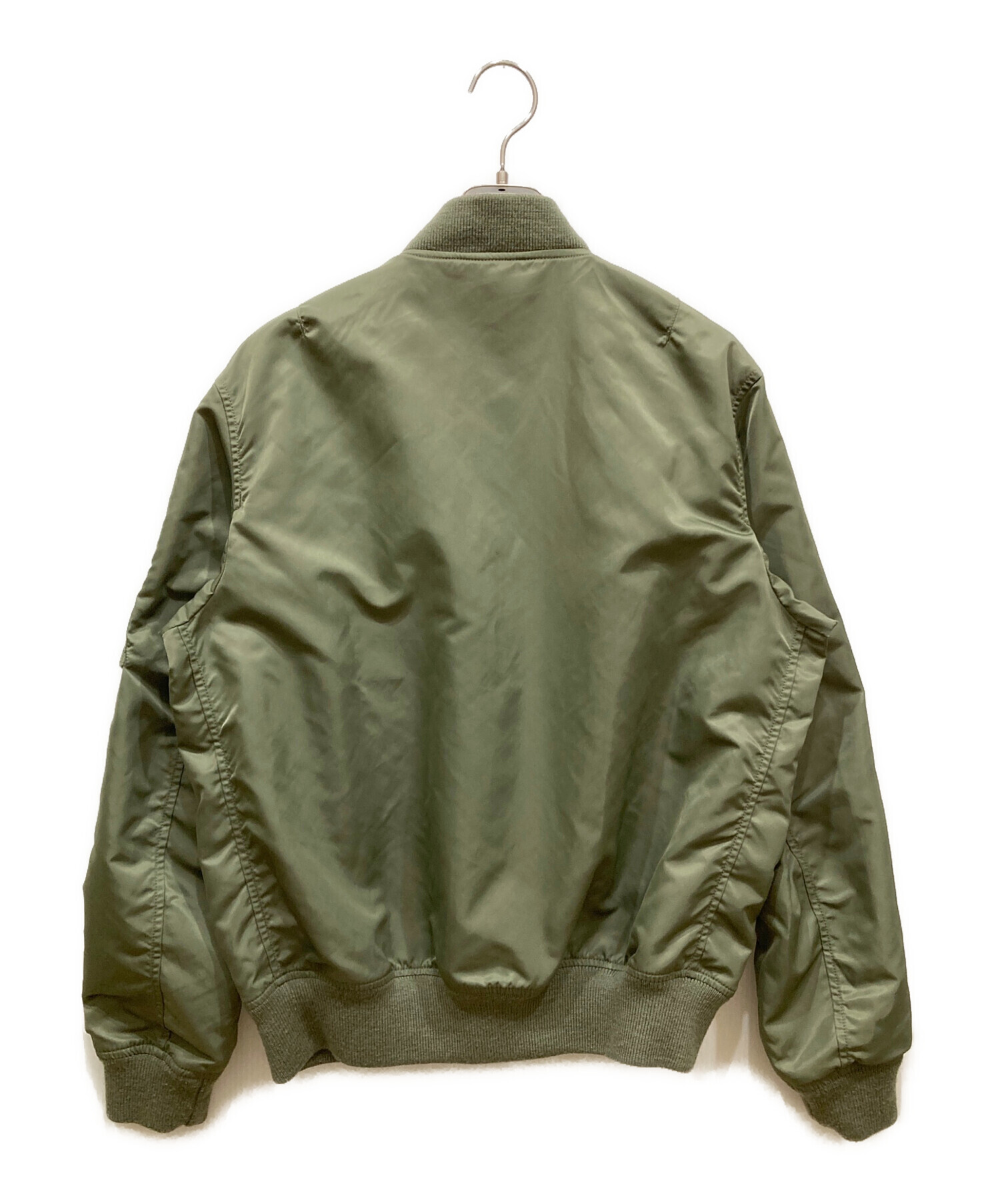 R.LAUREN MA-1 フライトジャケット オリーブグリーン 中古・古着通販】POLO RALPH LAUREN (ポロ・ラルフローレン) MA-1