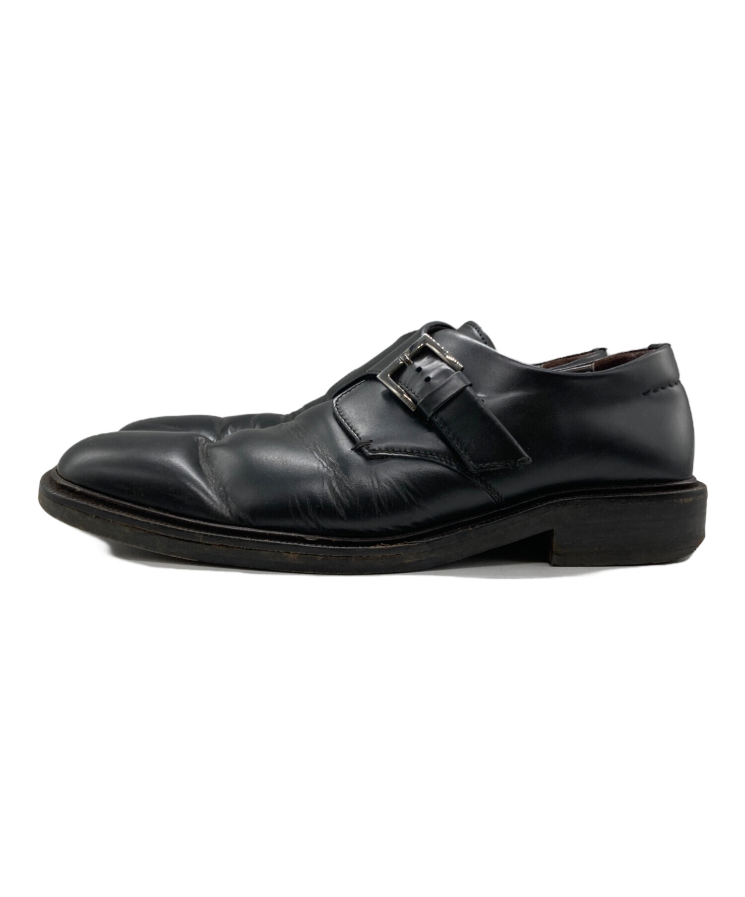 中古・古着通販】GUCCI (グッチ) レザーシューズ ブラック サイズ:SIZE