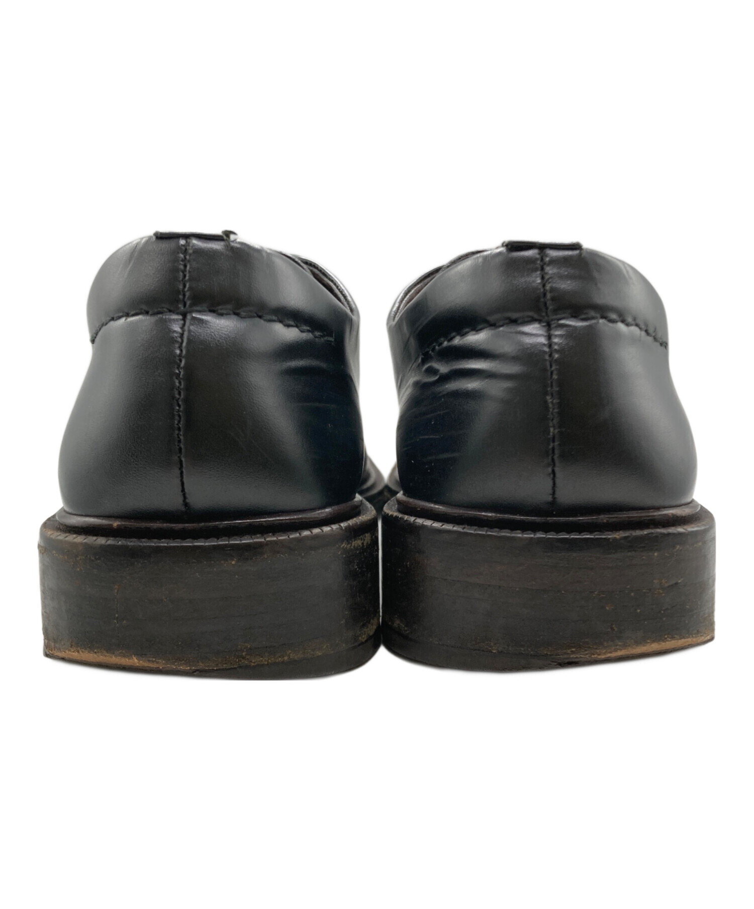 中古・古着通販】GUCCI (グッチ) レザーシューズ ブラック サイズ:SIZE