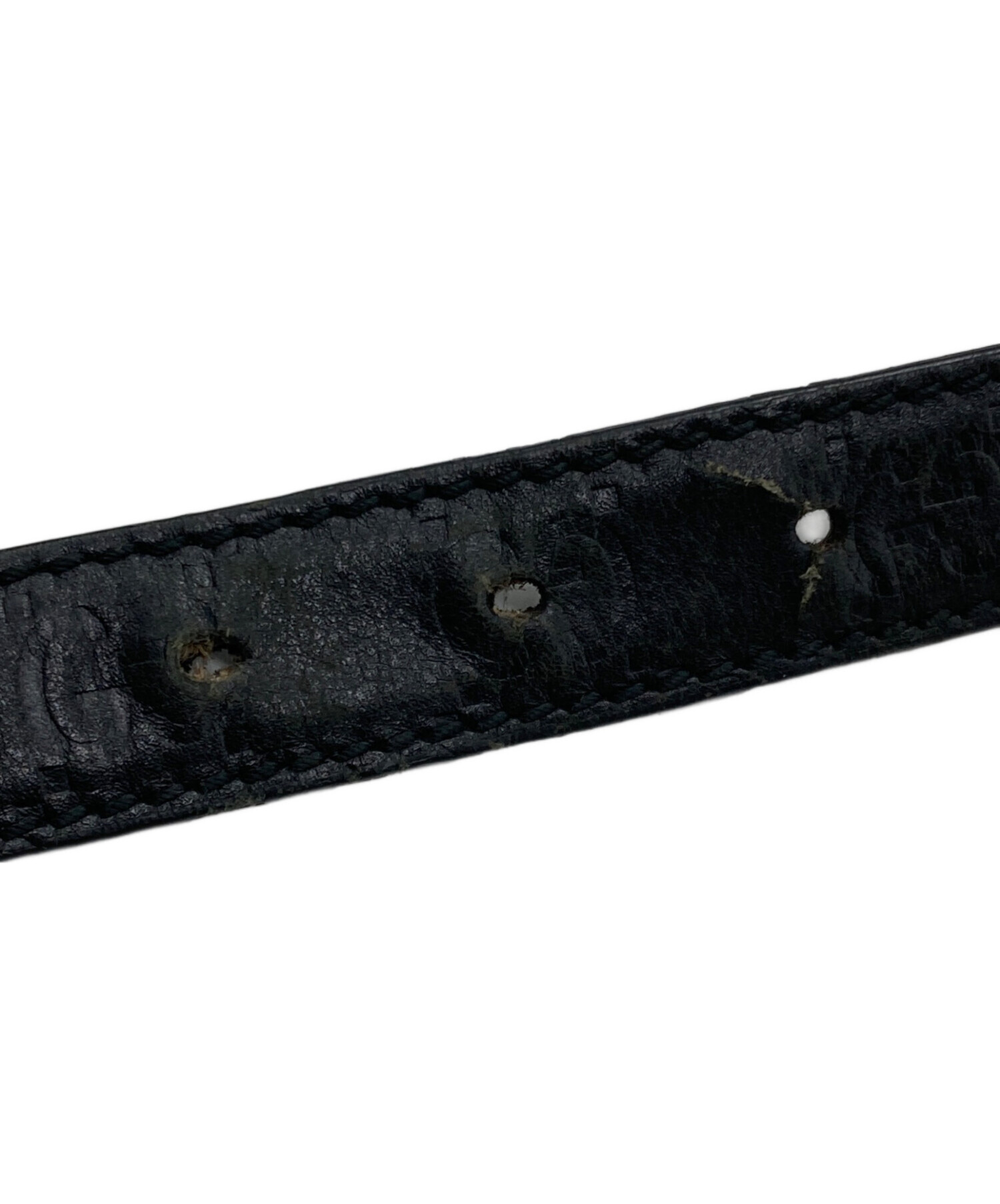 中古・古着通販】GUCCI (グッチ) ベルト ブラック サイズ:80・32
