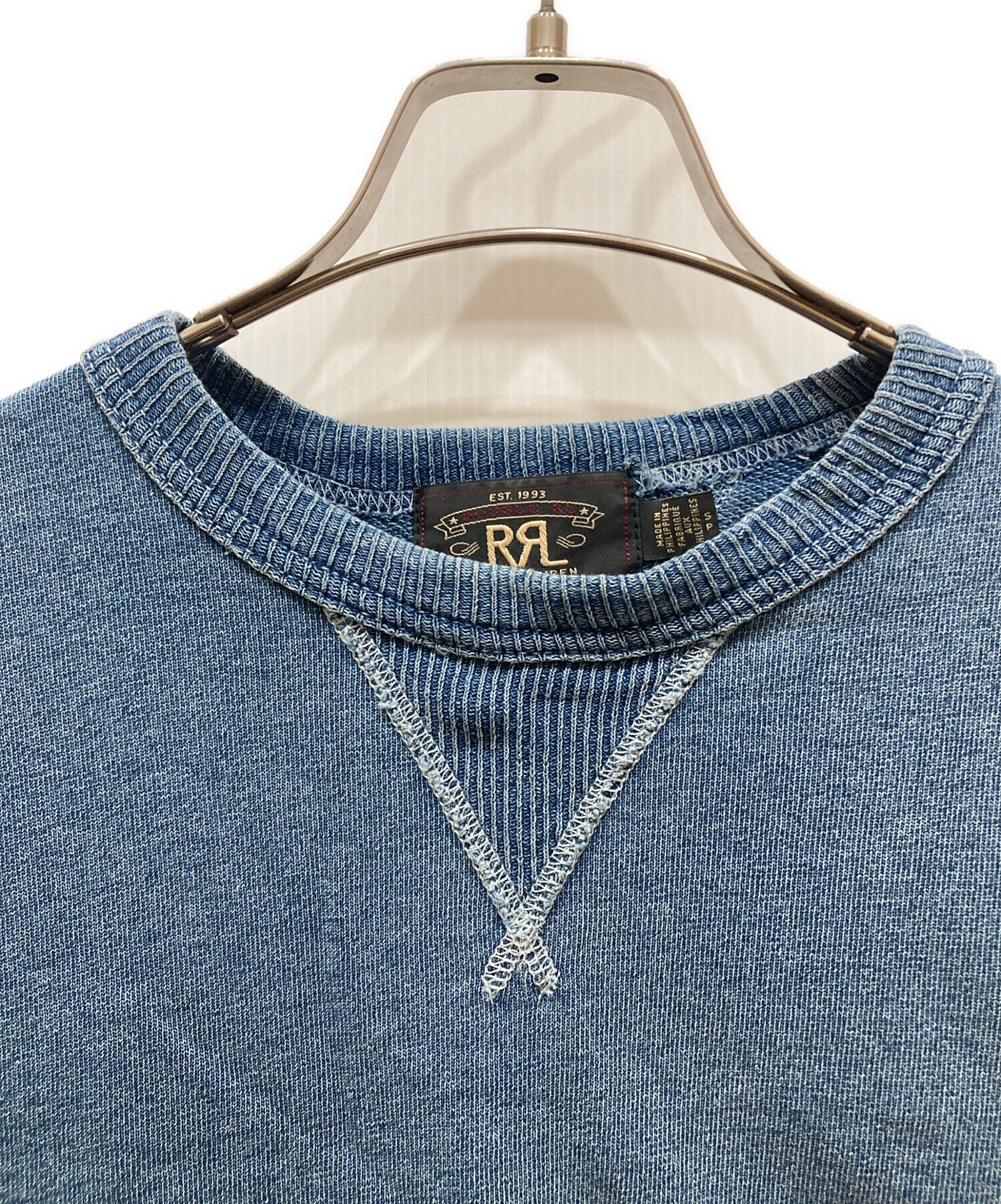 中古・古着通販】RRL (ダブルアールエル) インディゴフレンチテリー