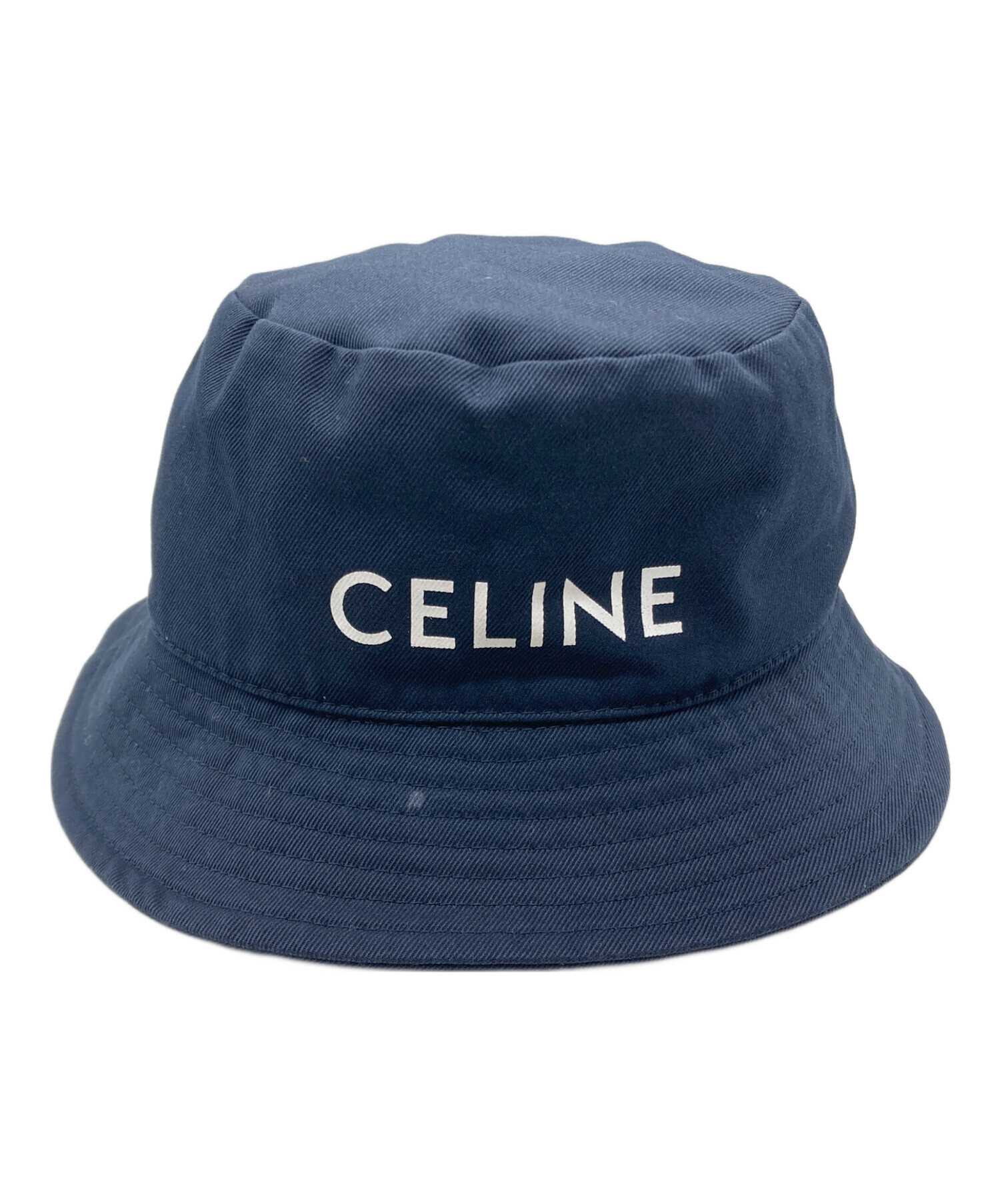 中古・古着通販】CELINE (セリーヌ) ロゴプリントバケットハット