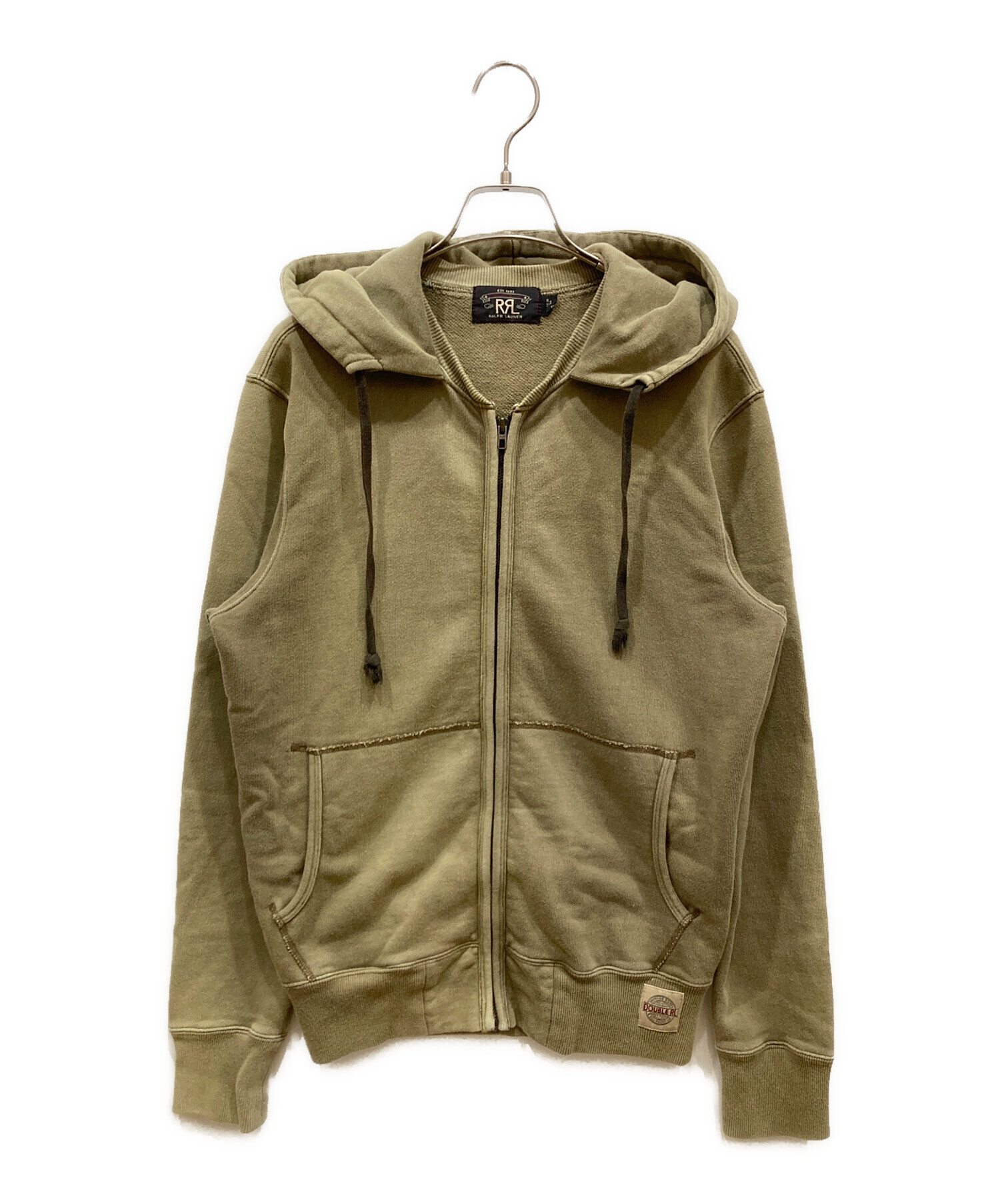 RRL（ダブルアールエル） 後付けパーカーXS 中古・古着通販】RRL (ダブルアールエル) 後付けフードジップアップ
