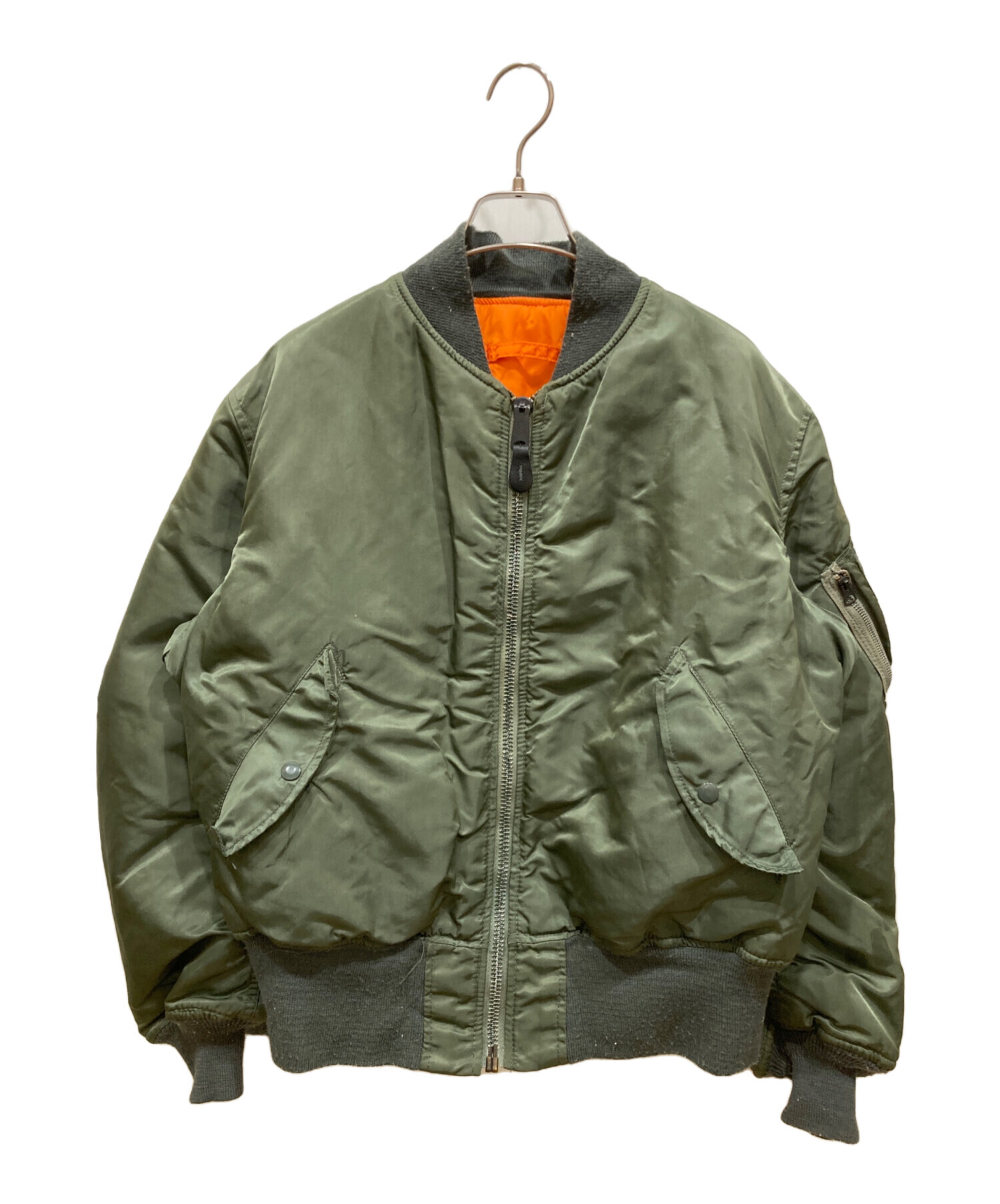 Mmmm様用 U.S. AIR FORCE フライトジャケット MA-1 カーキ 中古・古着通販】USAF (ユーエスエアフォース) MA-1ジャケット カーキ