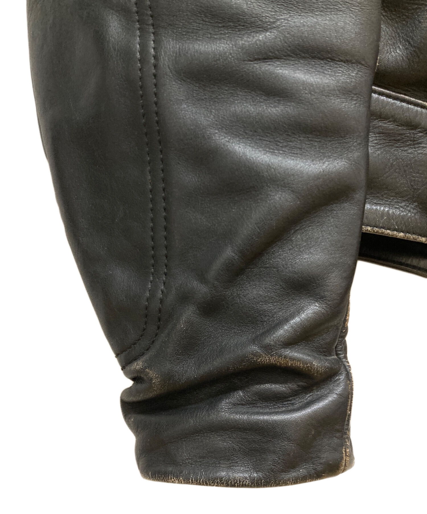 中古・古着通販】VANSON (バンソン) レザーライダースジャケット