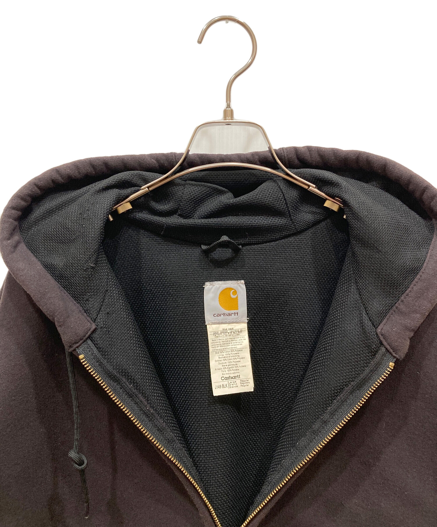 中古・古着通販】CarHartt (カーハート) 裏サーマルジップパーカー