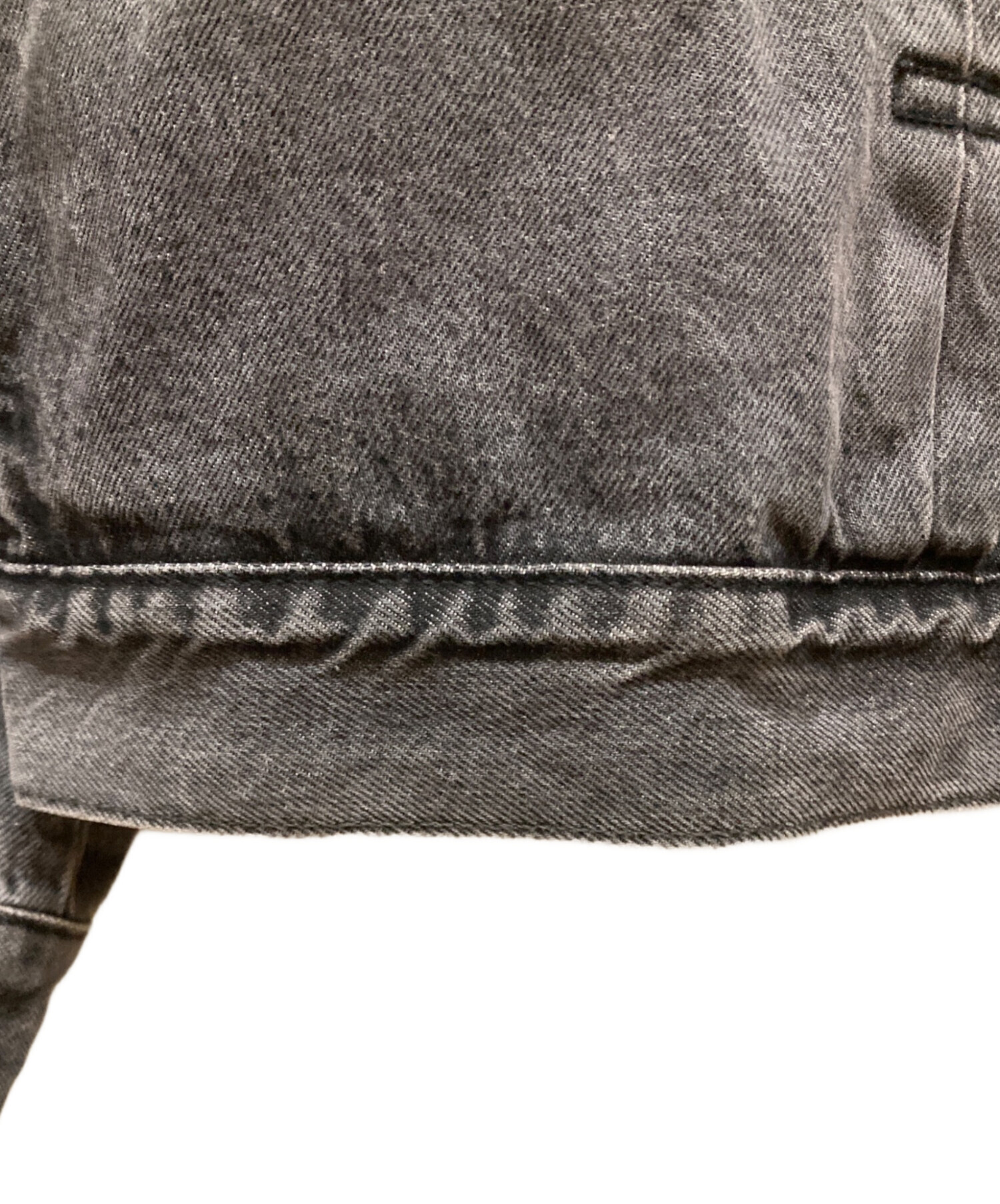 中古・古着通販】LEVI'S (リーバイス) デニムジャケット グレー サイズ
