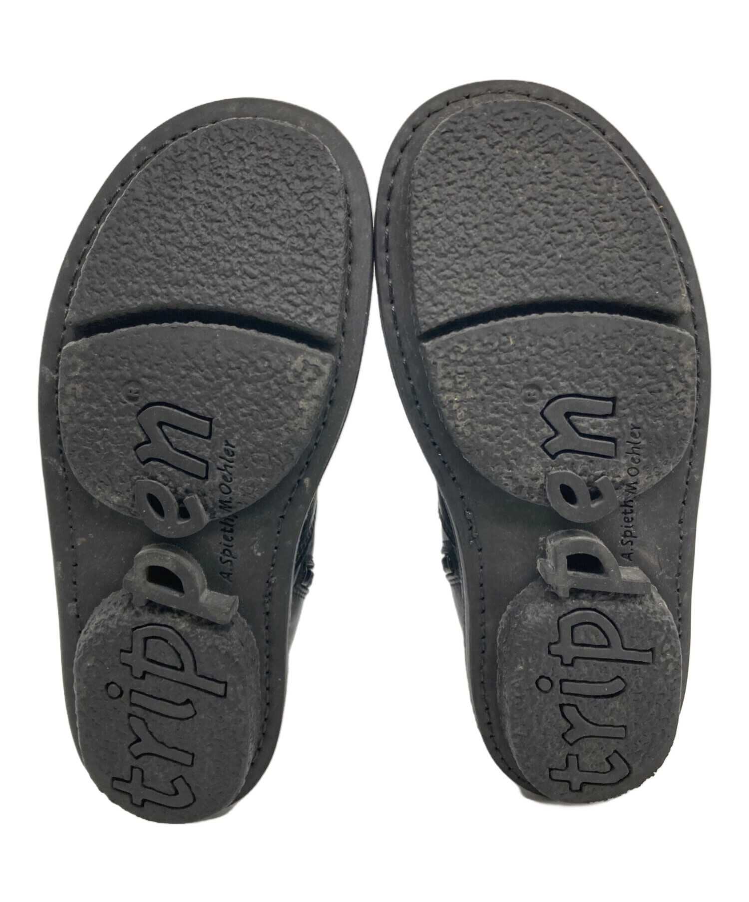 trippen トリッペン レザーブーツ ブラック 中古・古着通販】Trippen (トリッペン) レザーブーツ ブラック サイズ