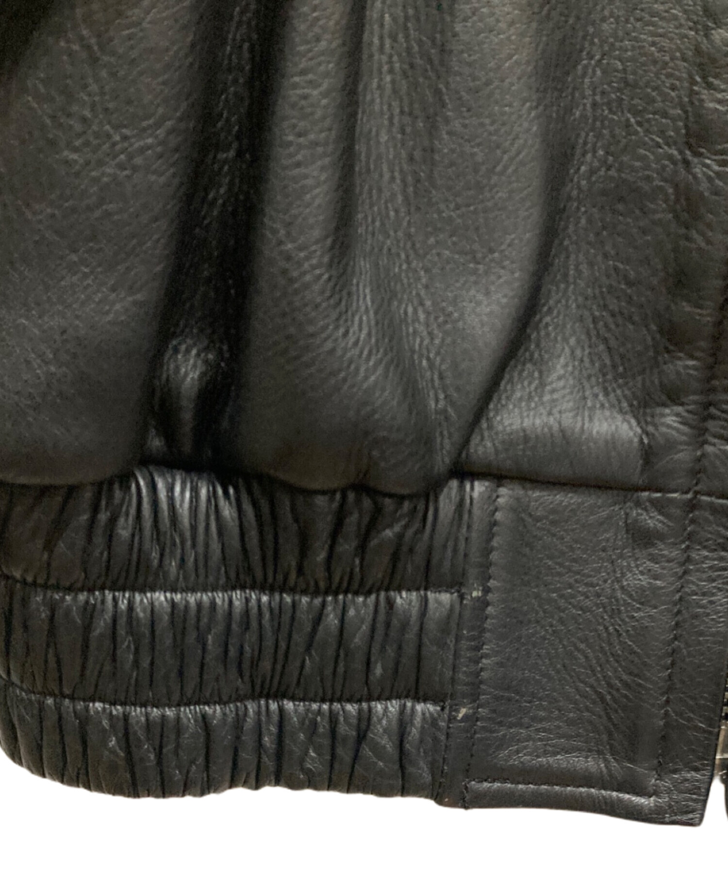 中古・古着通販】KUSHITANI (クシタニ) レザージャケット ブラック