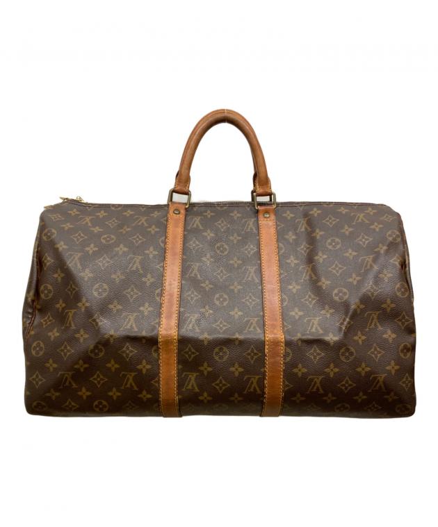 Louis Vuitton モノグラム ボストンバッグ55ヴィンテージ 中古・古着通販】LOUIS VUITTON (ルイ ヴィトン) ボストンバッグ