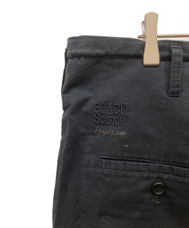 Yohji Yamamoto BLACK Scandal 刺繍ツイルラップパンツ 中古・古着通販】BLACK Scandal Yohji Yamamoto (ブラックスキャンダル