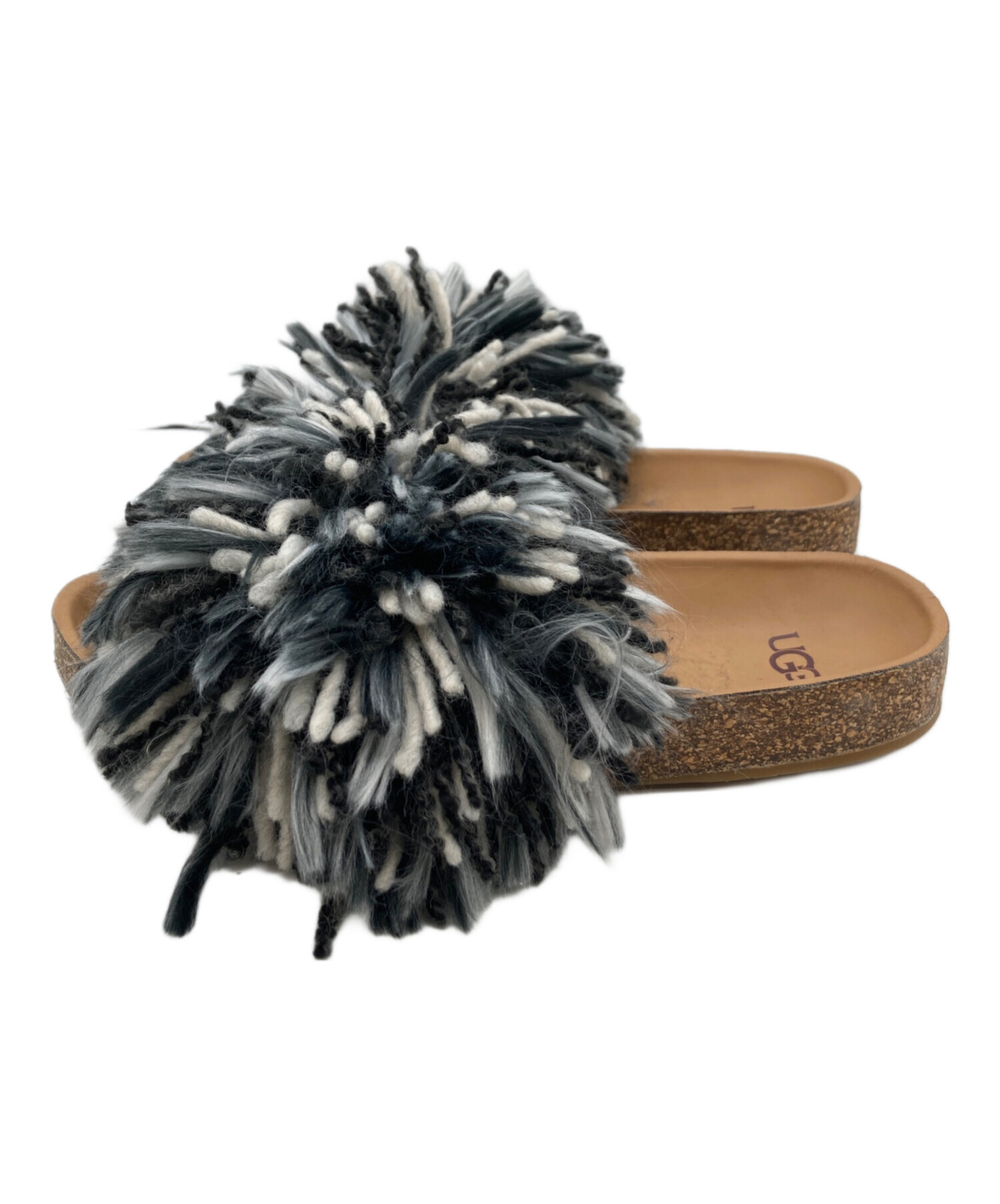 UGG アグ ブラック サンダル 22cm UGG アグ サンダル クロッグサンダル