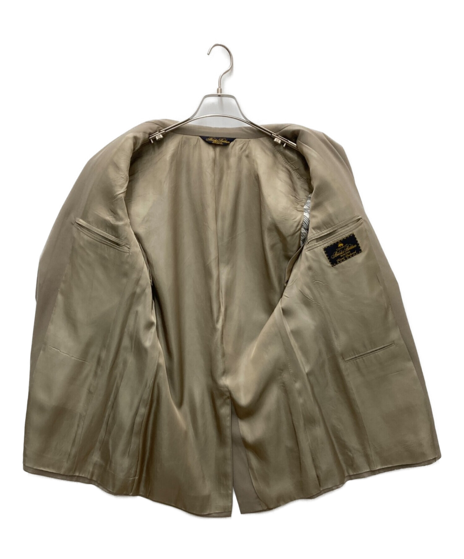 【美品】Brooks Brothers 1818 テーラードジャケット ベージュ 中古・古着通販】BROOKS BROTHERS (ブルックスブラザーズ