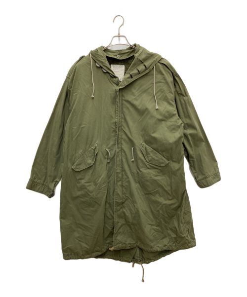 ともしげ【JAZZEVA】フード付きモッズコート 2XL/オリーブグリーン