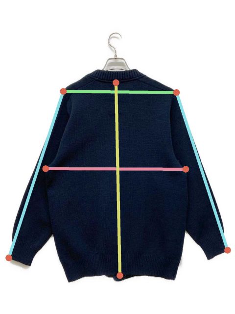 中古・古着通販】CELINE (セリーヌ) スタジャン ネイビー サイズ:M