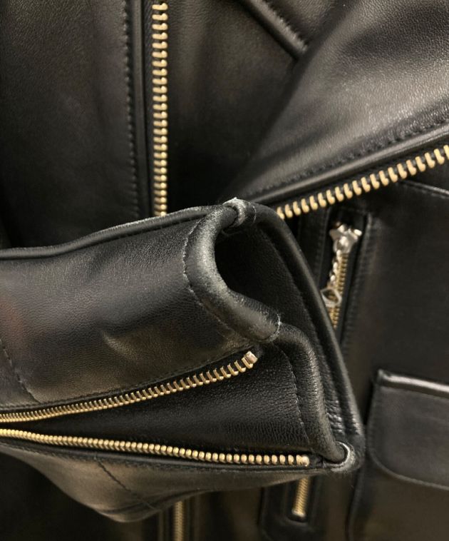 デンハム DENHAM レディース　レザーライダースジャケット デンハム DENHAM レディース レザーライダースジャケット - メルカリ