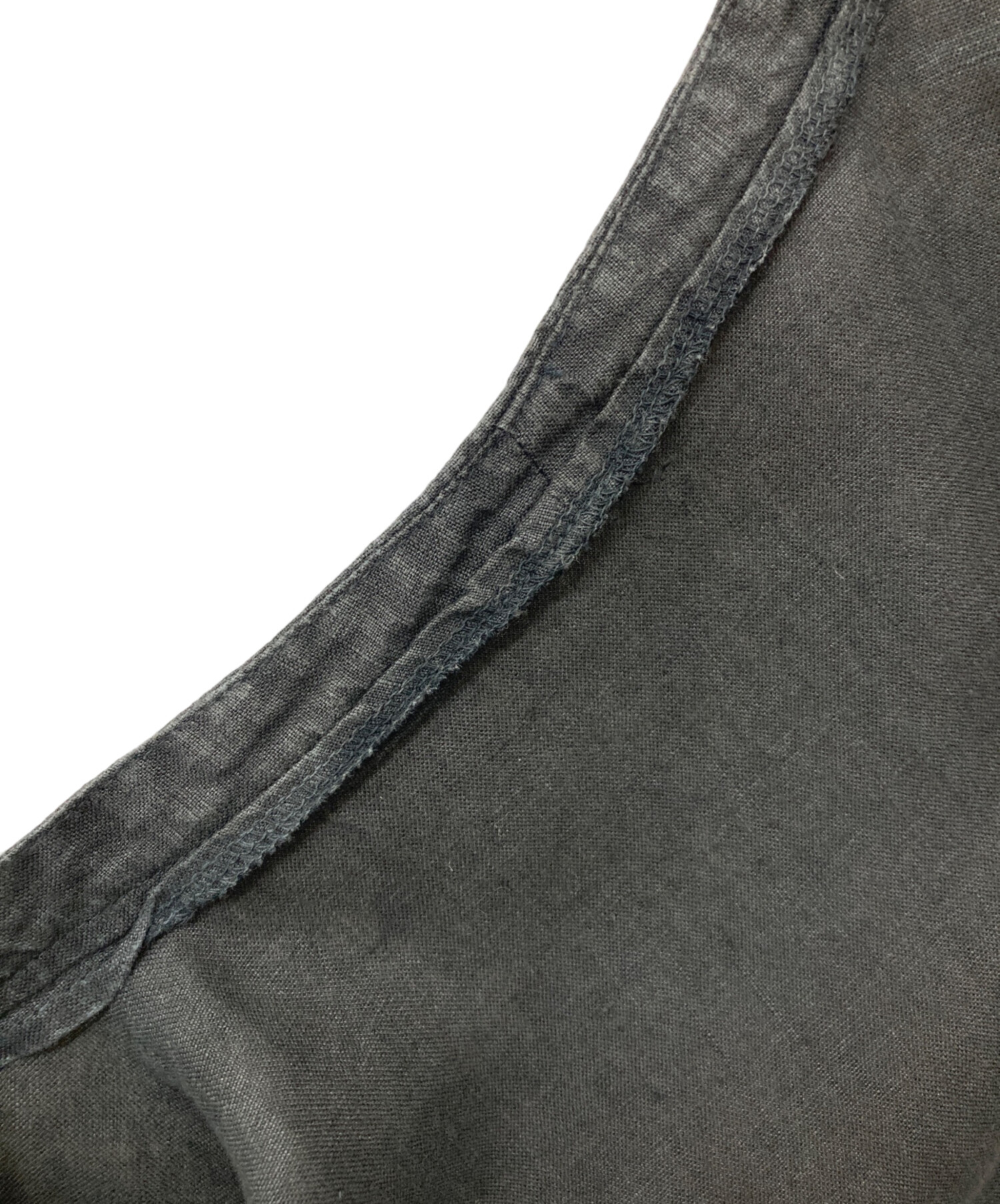 nest Robe ネストローブ リネンYネックドレス ブラック（nest Robe  