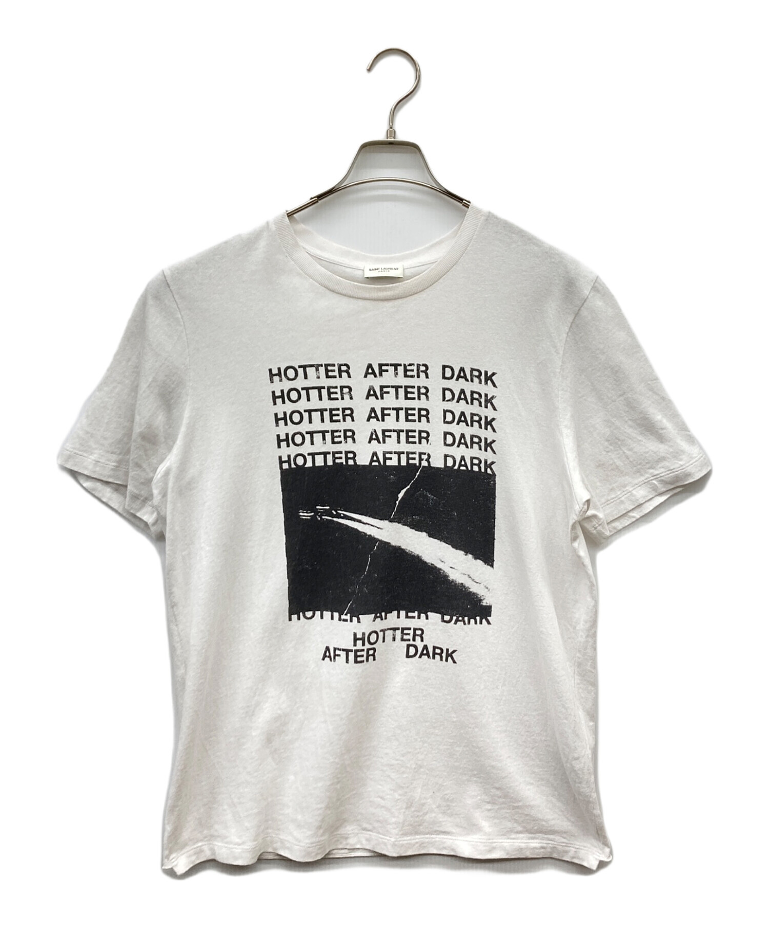 SAINT LAURENT エディ期オーバーサイズダメージ加工Tシャツ XS 【公式 