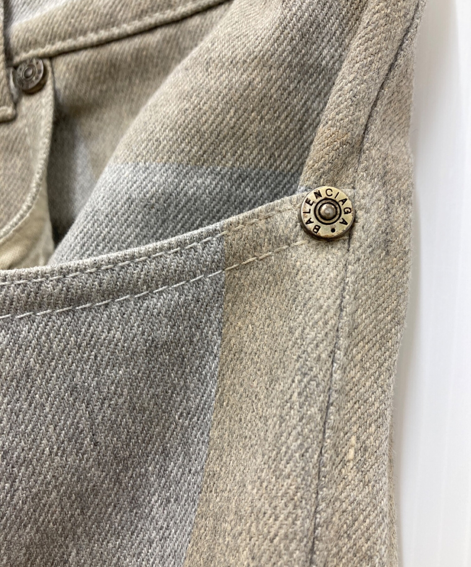 中古・古着通販】BALENCIAGA (バレンシアガ) コーティング加工デニム