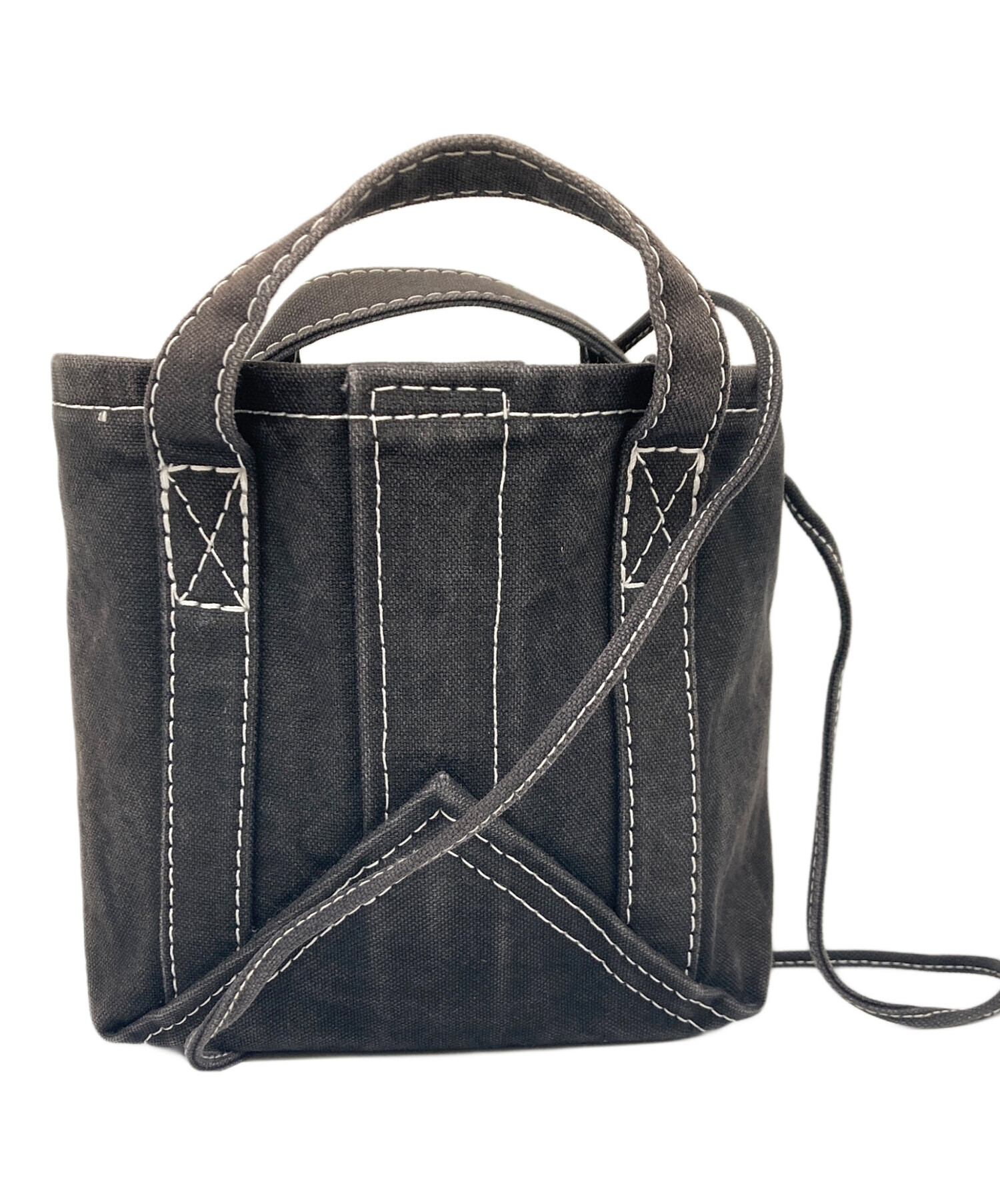 中古・古着通販】ebagos (エバゴス) キャンバス・かご袋・ハンド 2WAY