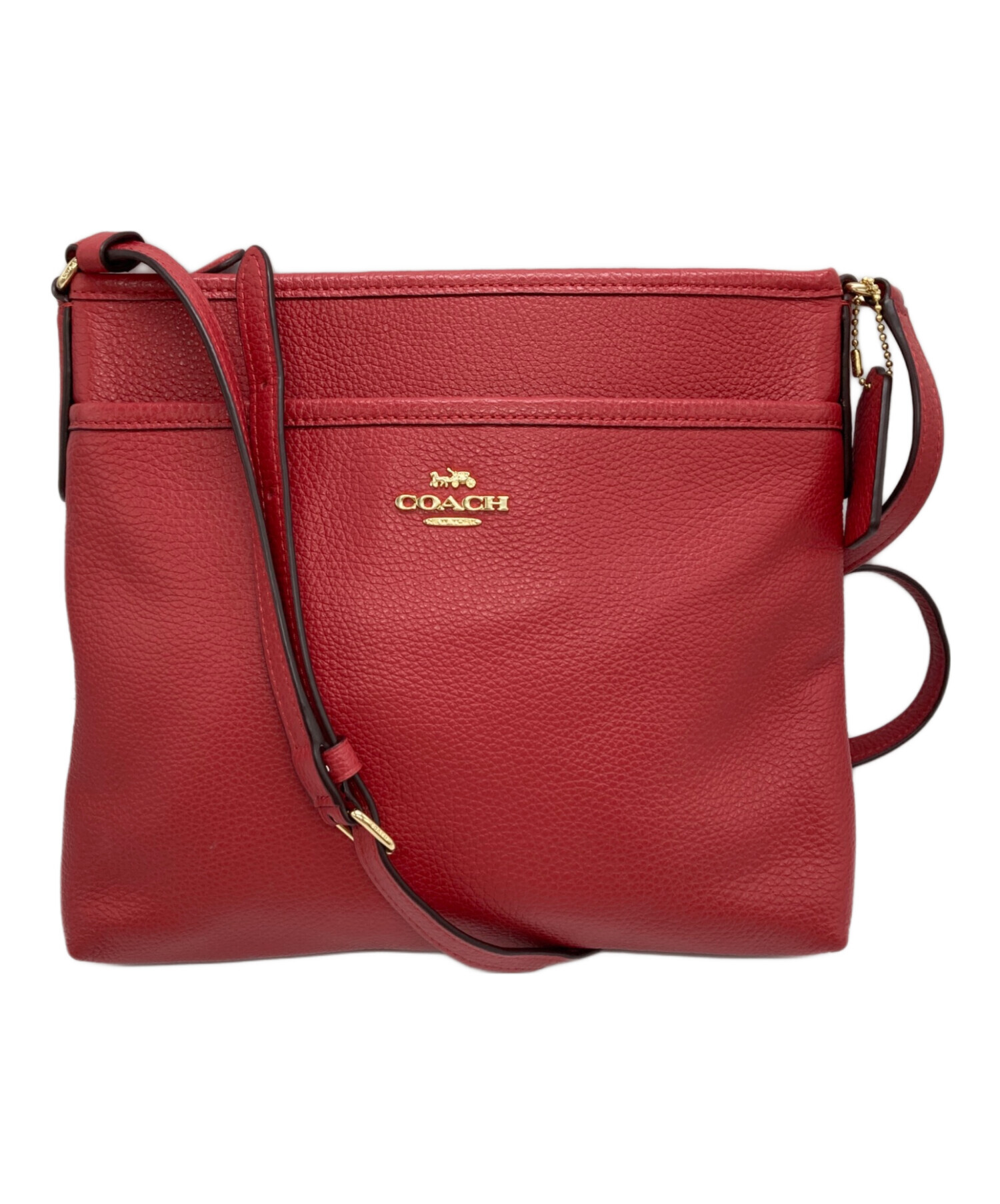 中古・古着通販】COACH (コーチ) ショルダーバッグ レッド｜ブランド