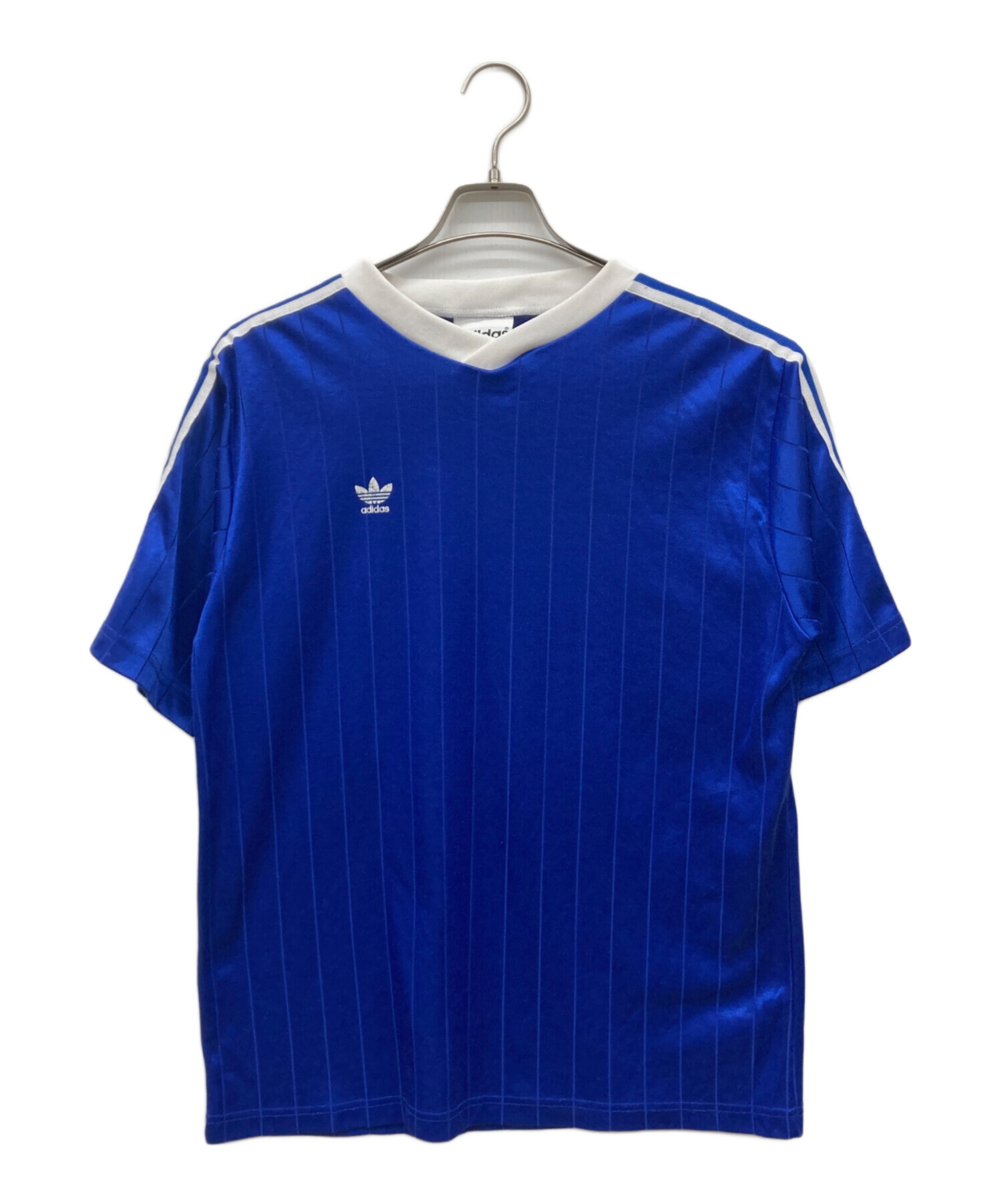 中古・古着通販】adidas (アディダス) 万国旗タグ ゲームシャツ ブルー