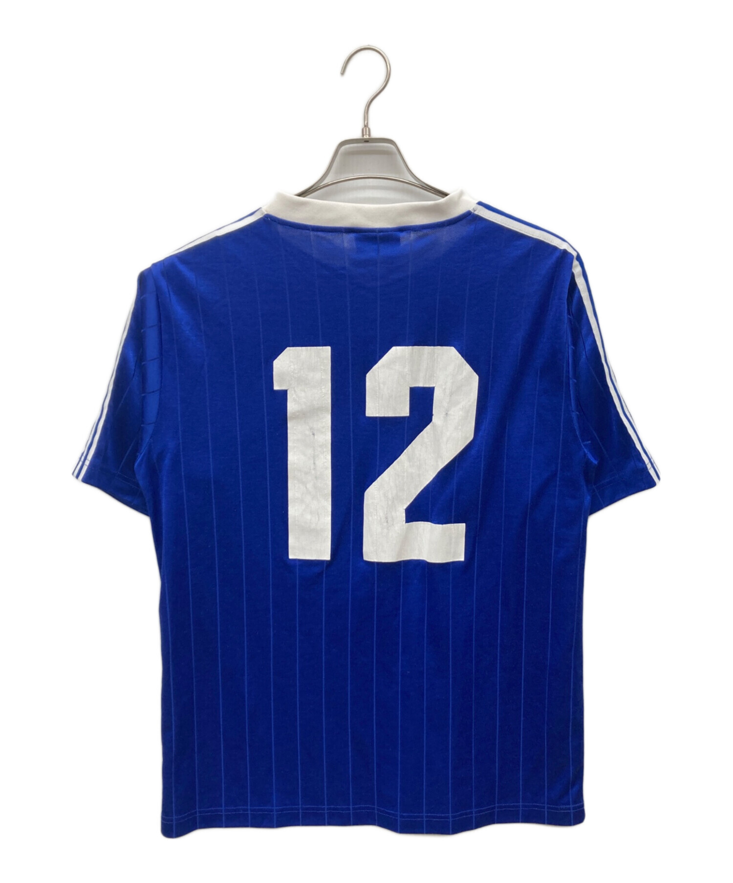 中古・古着通販】adidas (アディダス) 万国旗タグ ゲームシャツ ブルー