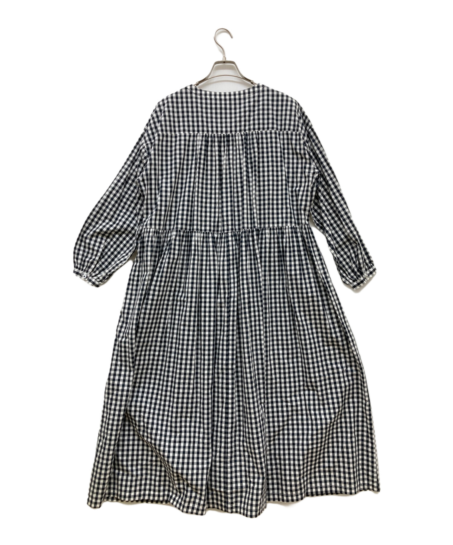 グランママドーター ギンガムチェックワンピース