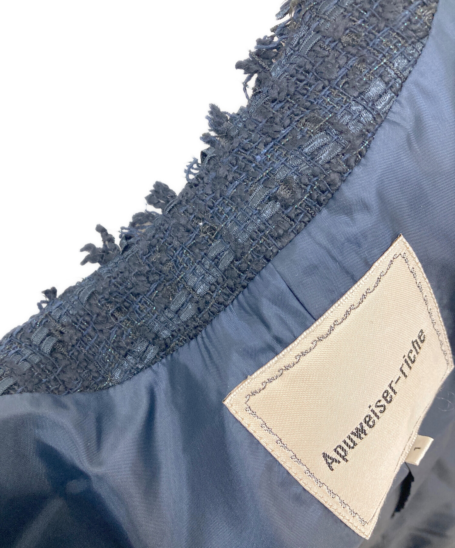 中古・古着通販】Apuweiser-riche (アプワイザーリッシェ) ツイード 