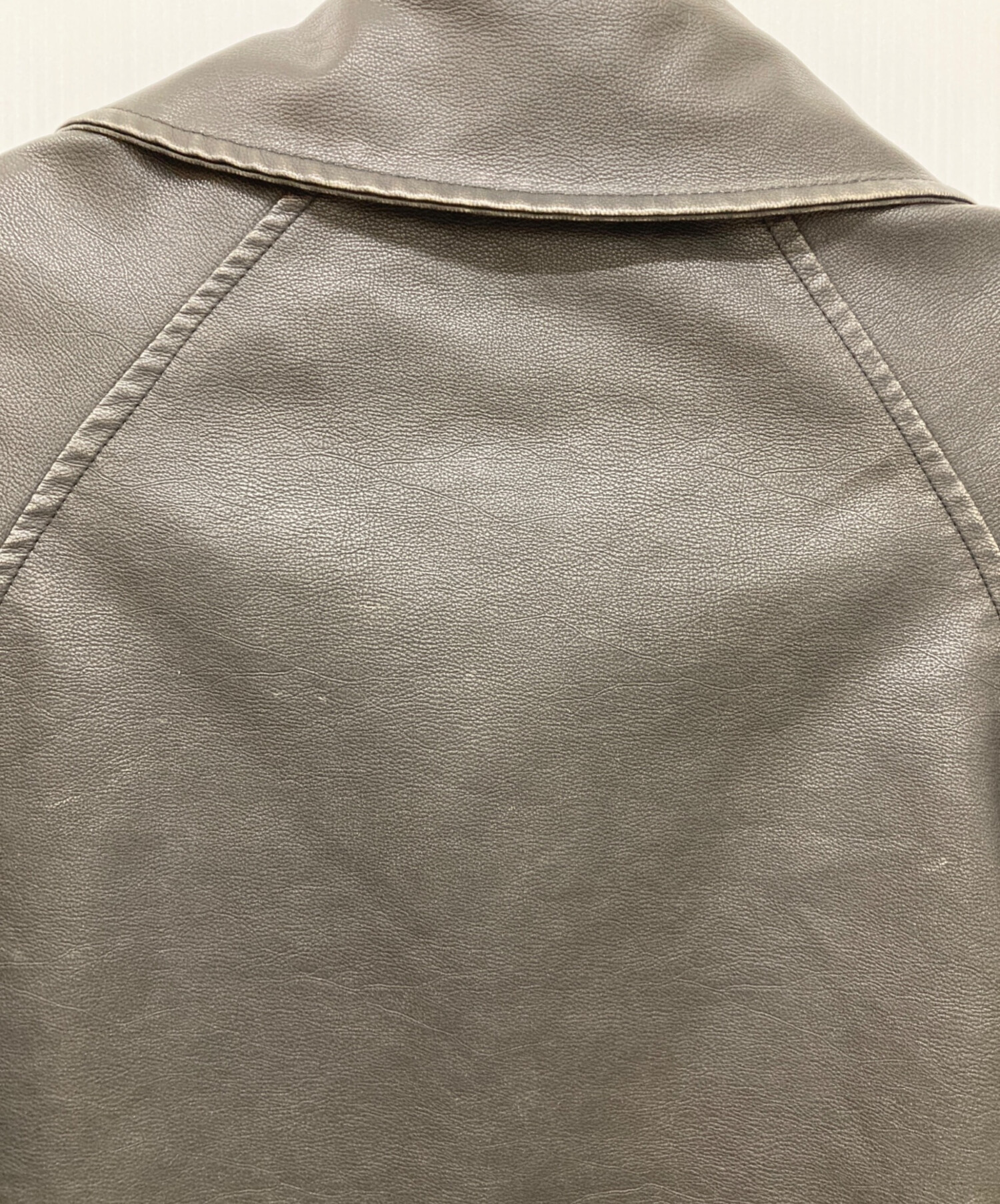 中古・古着通販】Noen (ノエン) ヴィンテージライクレザージャケット