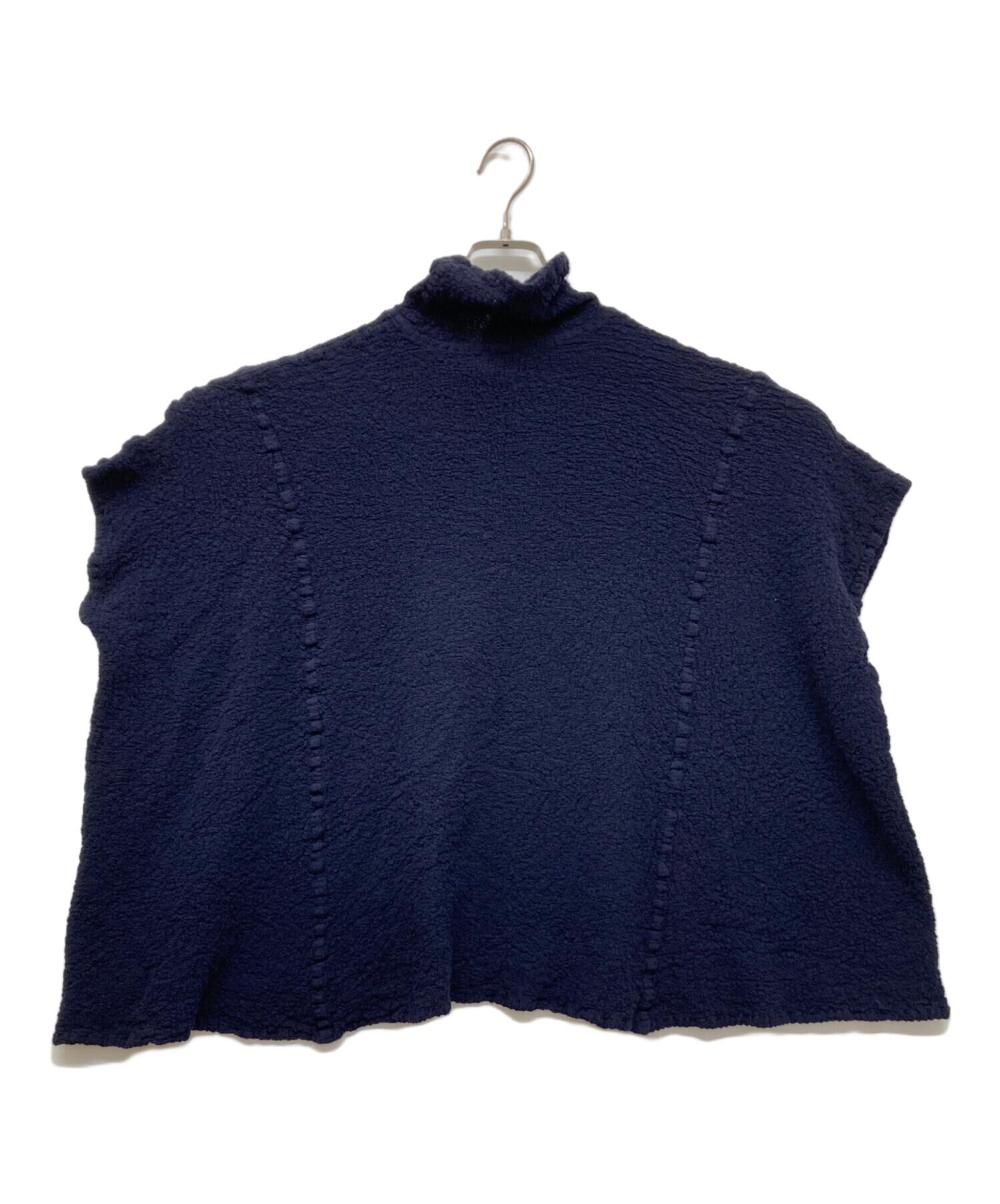 ミー イッセイミヤケ ネイビー タートルネック