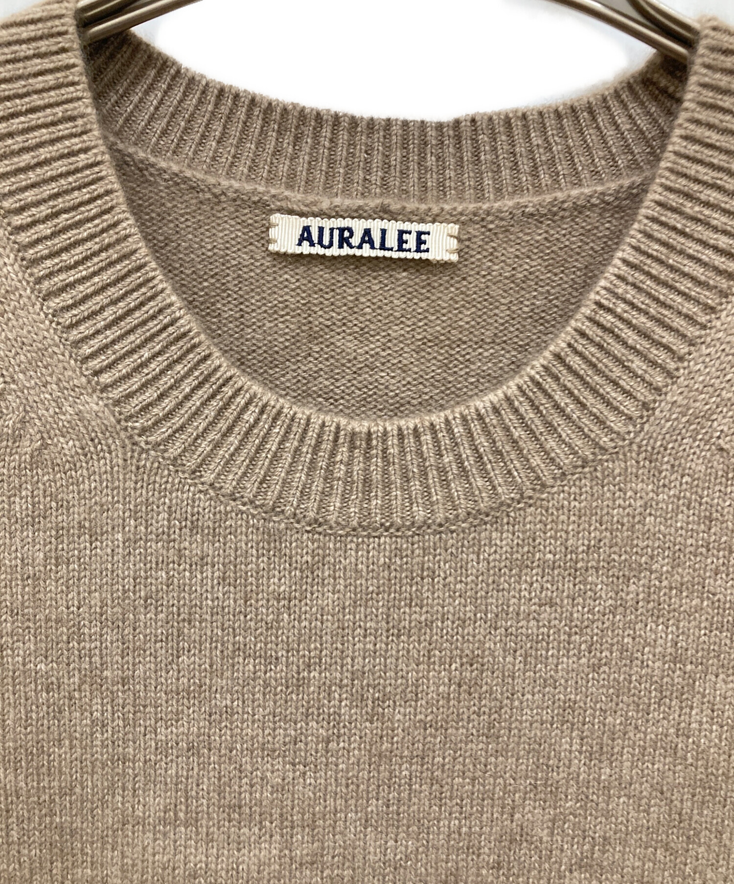 中古・古着通販】AURALEE (オーラリー) BABY CASHMERE KNIT 中古・古着通販】AURALEE (オーラリー) BABY CASHMERE KNIT