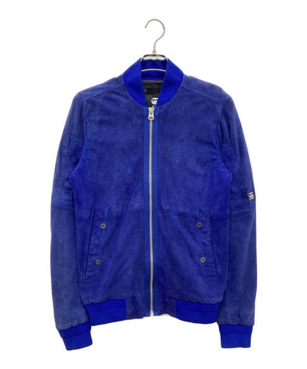 中古・古着通販】G-STAR RAW (ジースターロゥ) ラムレザーブルゾン 
