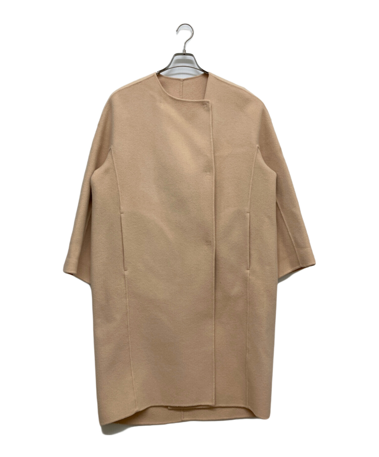 美品】TOMORROW LAND リバーメルトンコクーンコート 包まれる着心地