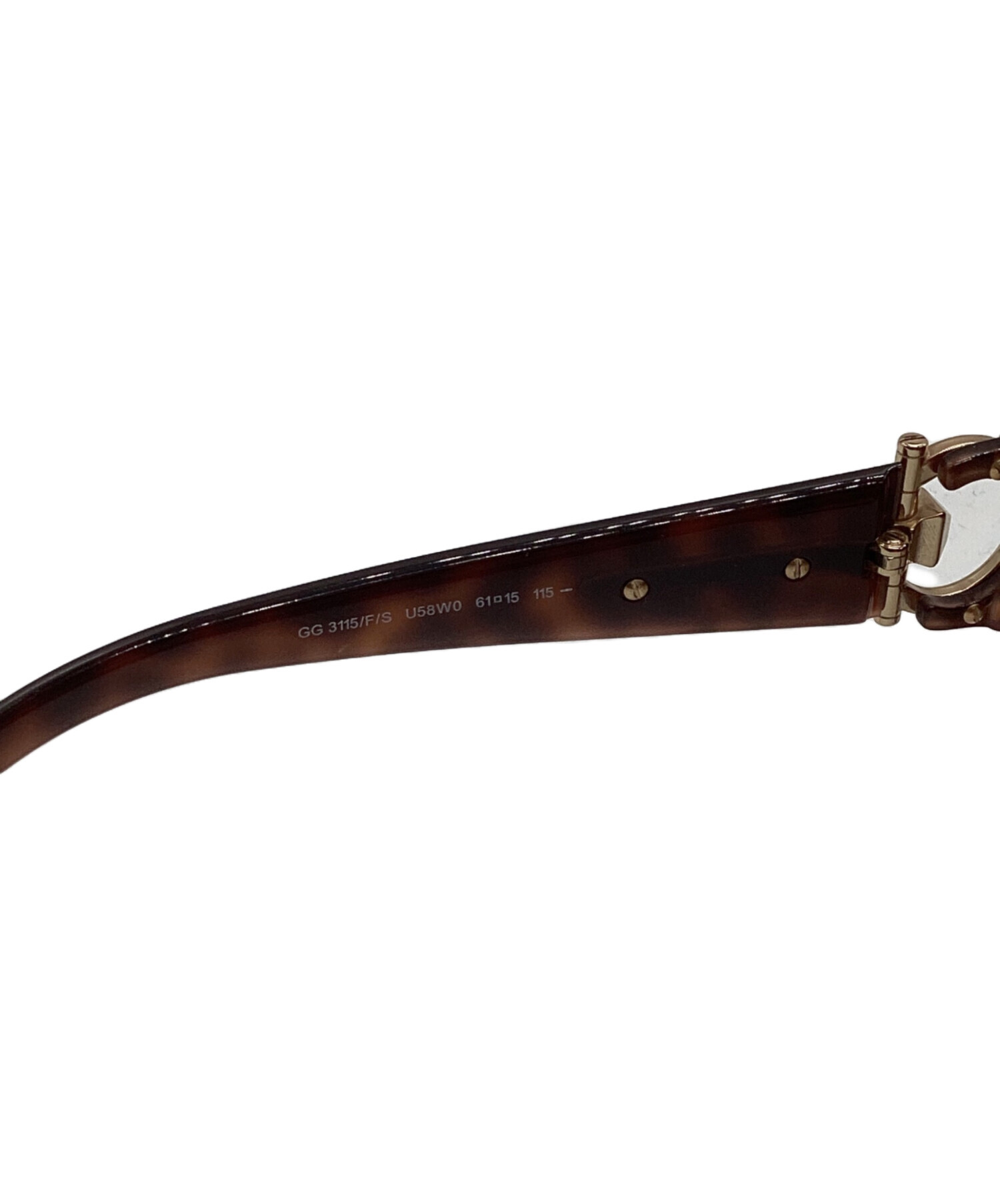 中古・古着通販】GUCCI (グッチ) サングラス/GG3115/F/S ブラウン