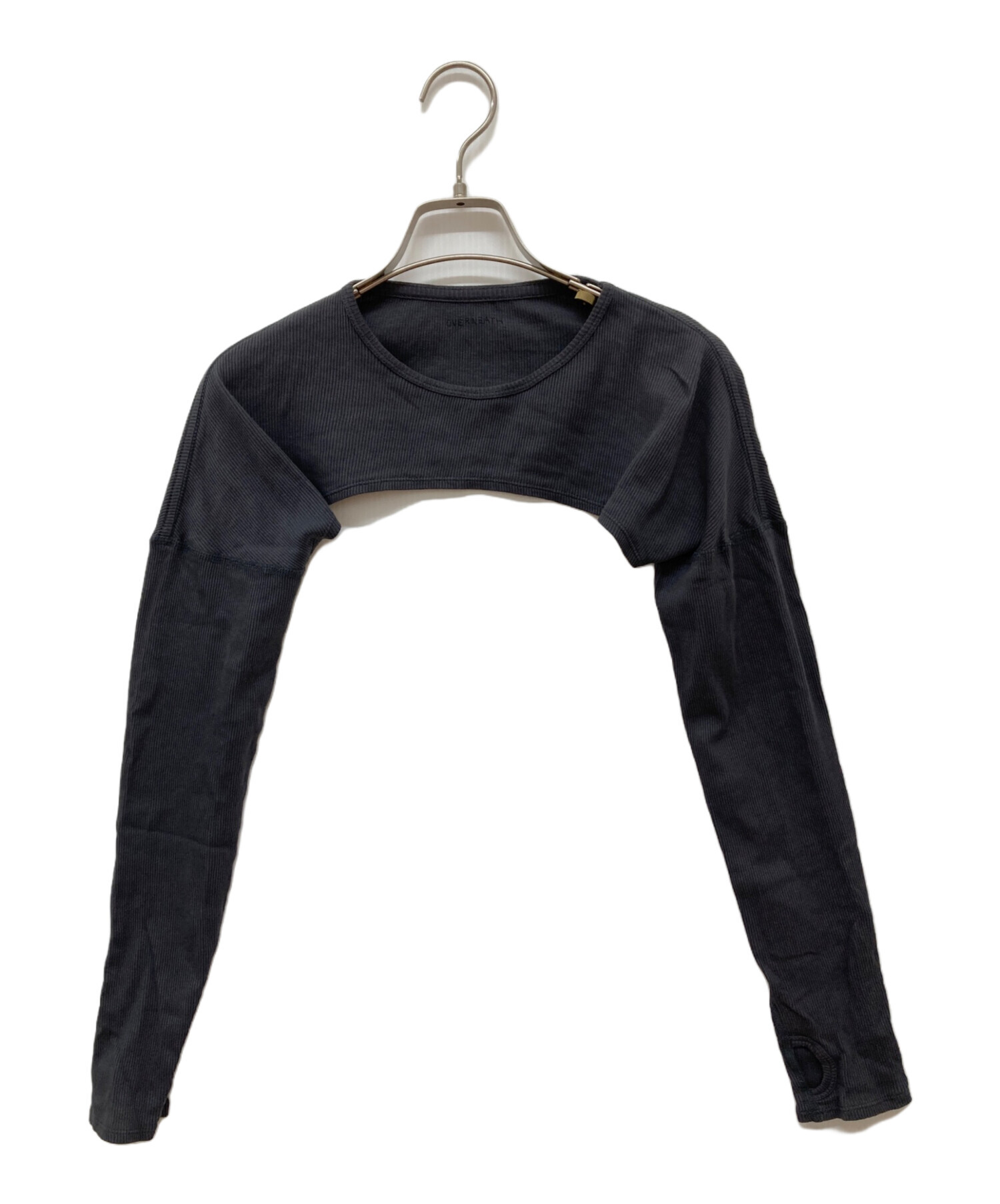 中古・古着通販 OVERNEATH オーバーニース Rib Sleeves039 グレー サイズ S ブランド・古着通販 トレファク公式 TREFAC FASHION スマホサイト