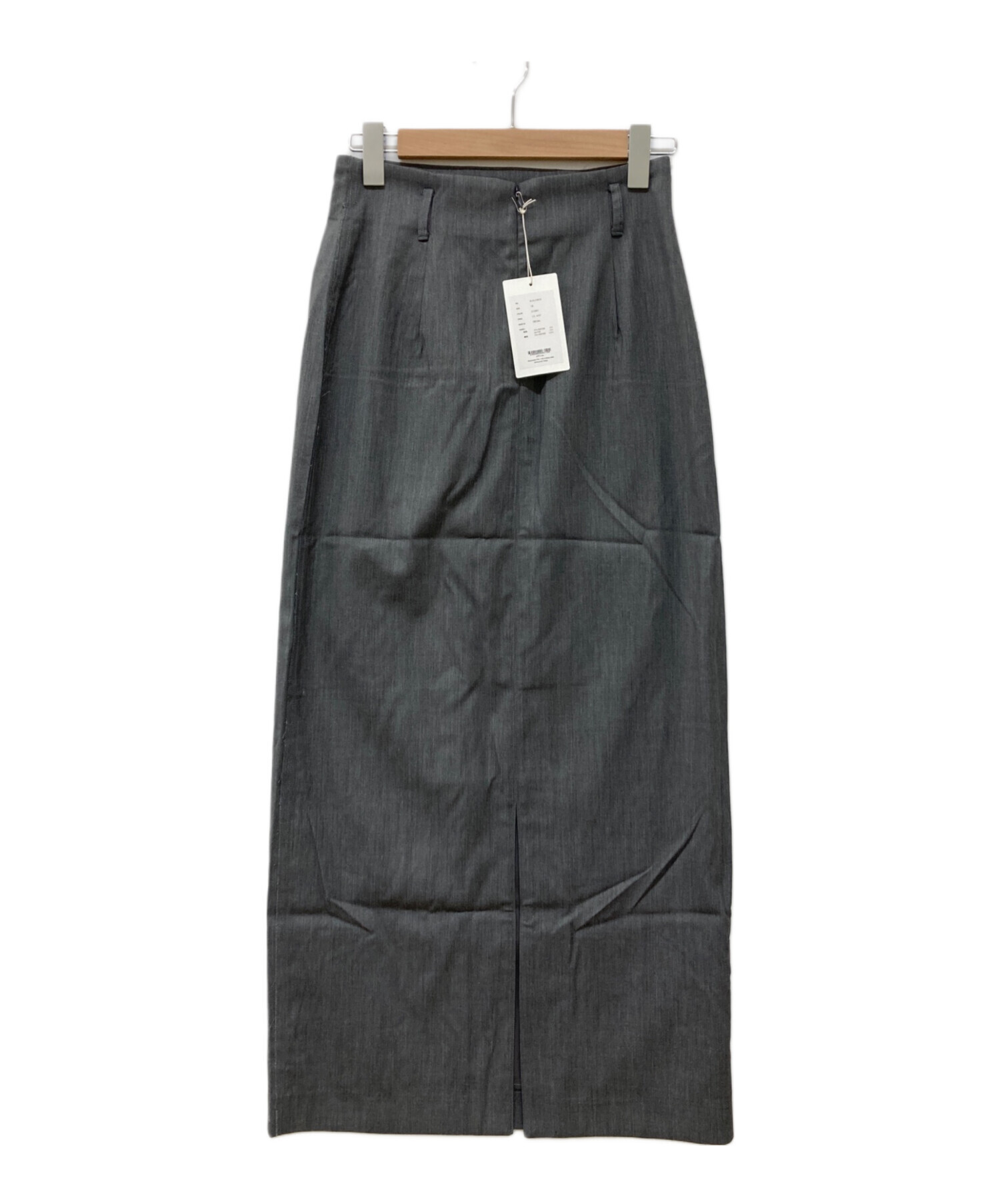 中古・古着通販】anuke (アンヌーク) Twill Pocket Skirt グレー