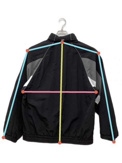 中古・古着通販】FTC (エフティーシー) NYLON TRACK JACKET ブラック