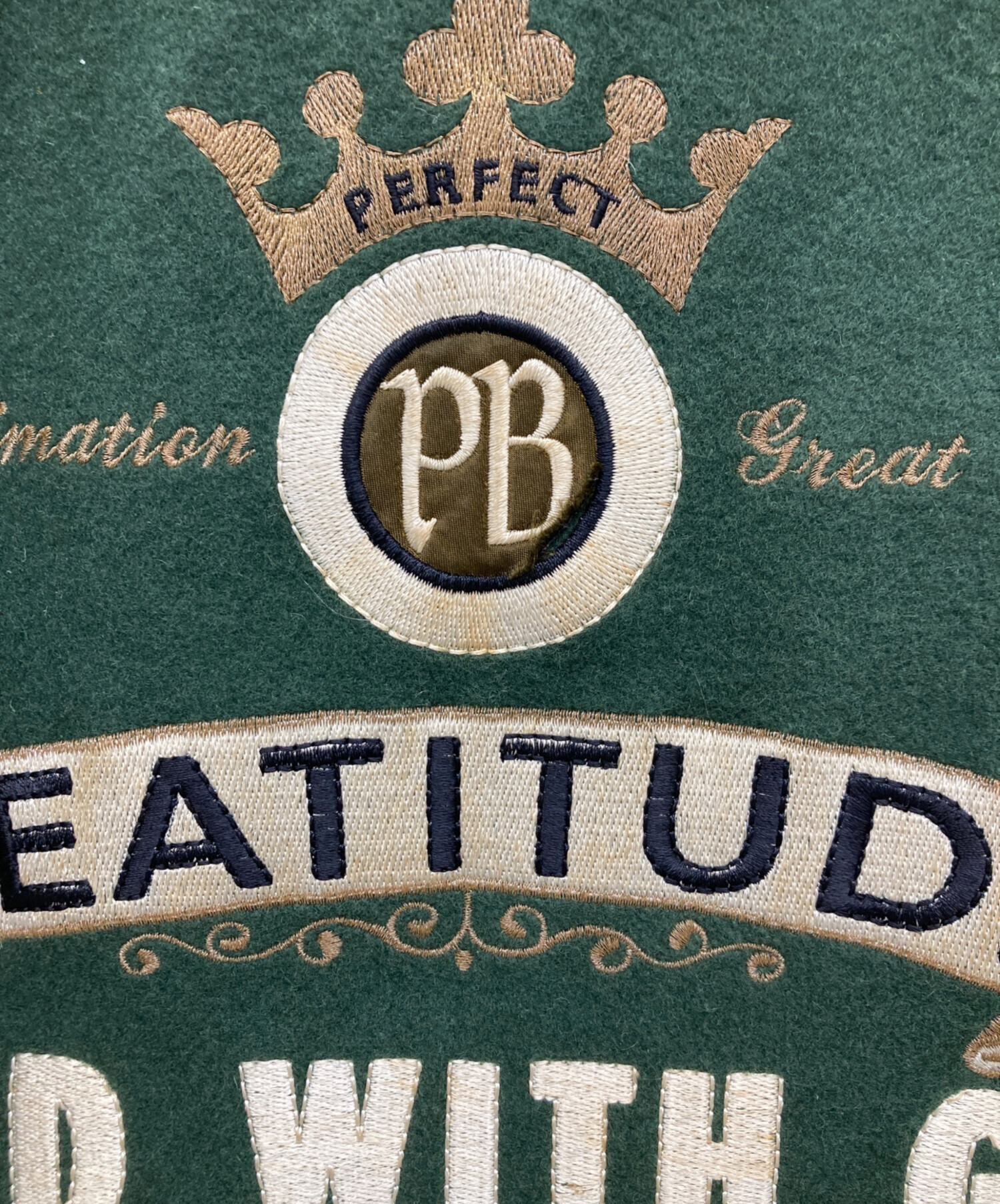 中古・古着通販】PAGEBOY (ページボーイ) スタジャン アイボリー