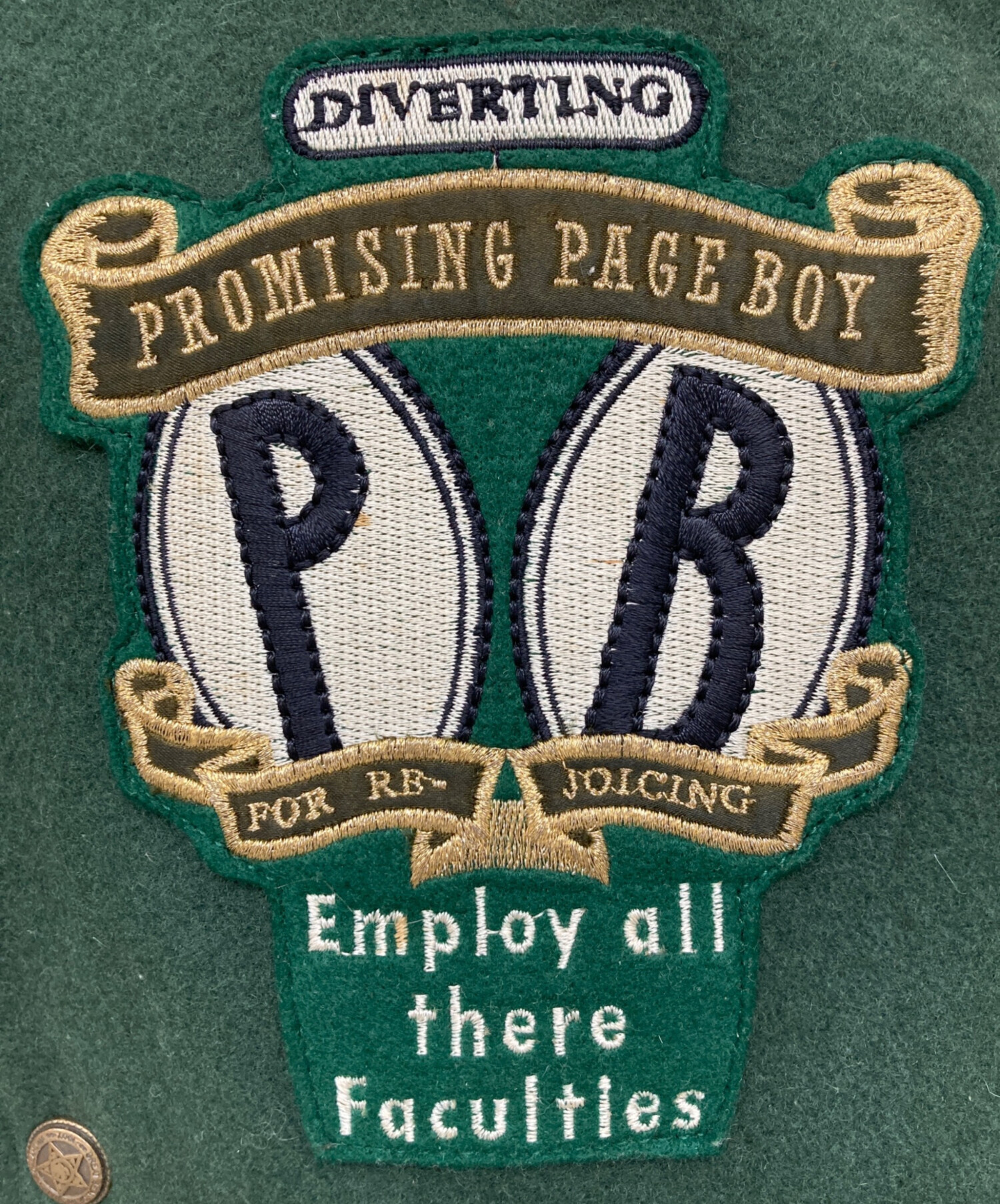 中古・古着通販】PAGEBOY (ページボーイ) スタジャン アイボリー