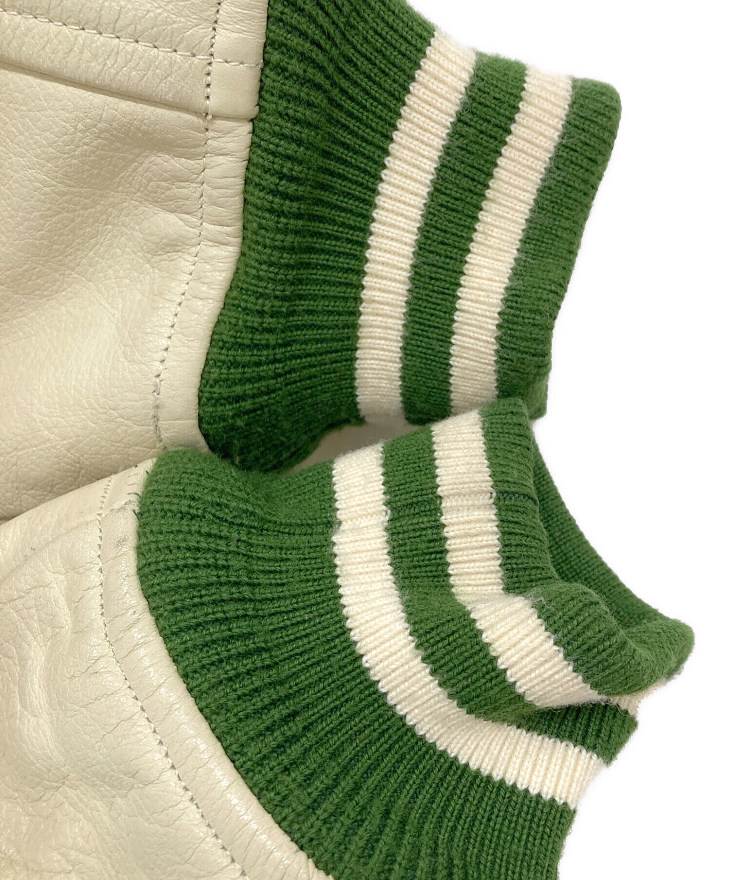 中古・古着通販】PAGEBOY (ページボーイ) スタジャン アイボリー