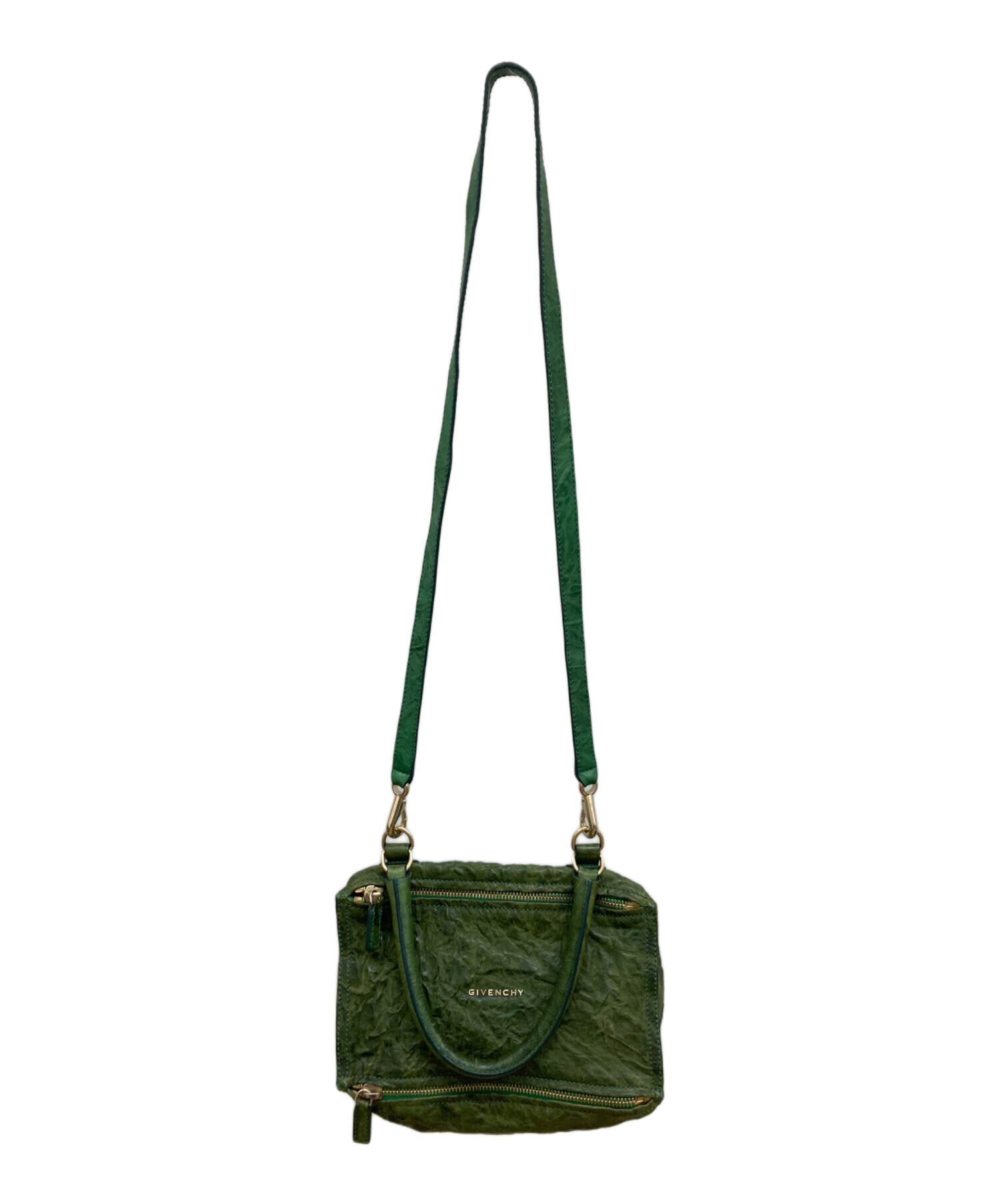 GIVENCHY ジバンシー パンドラ シワ加工 EF 0912 ブラウン 2way 
